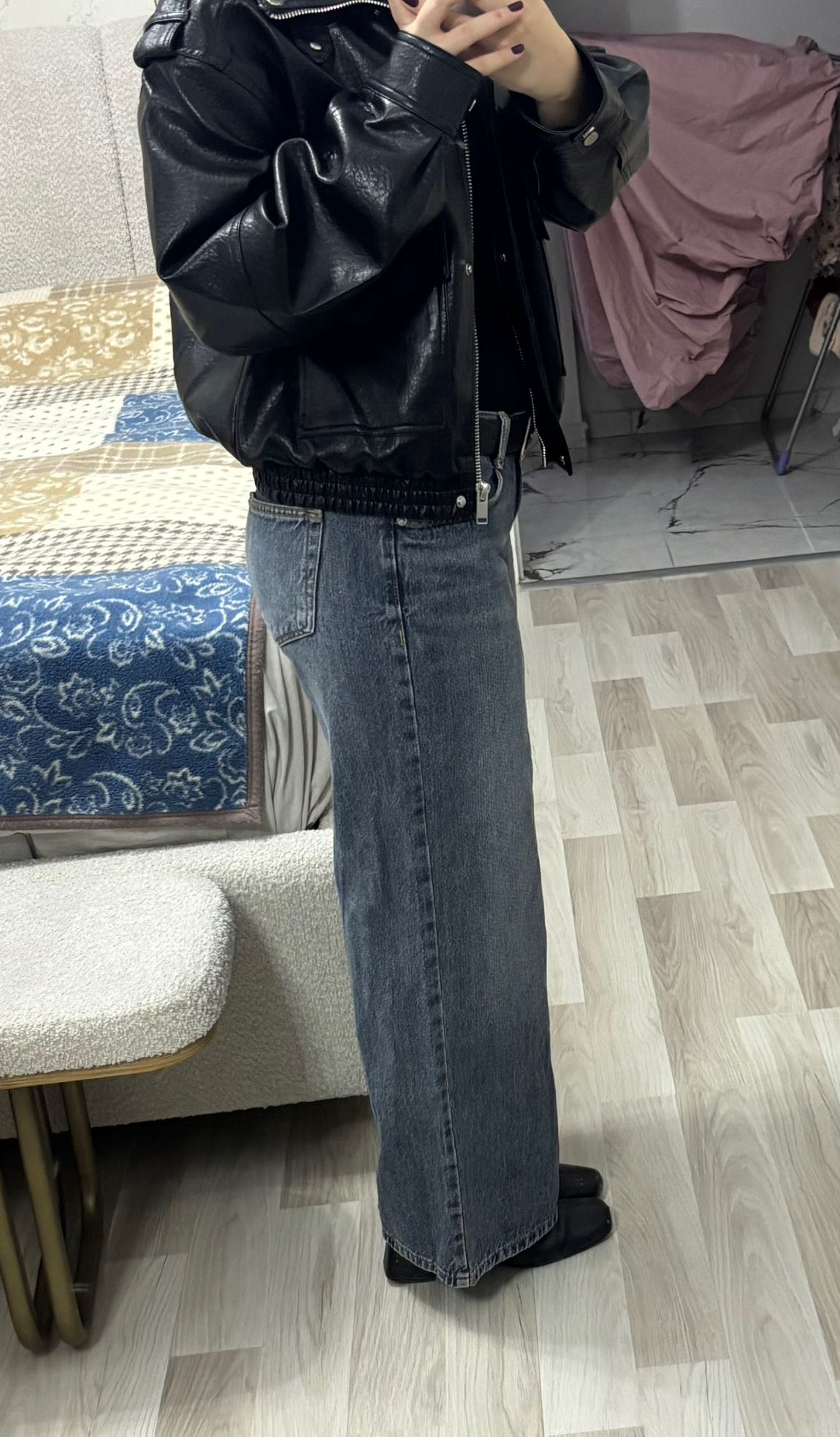 Bershka Geniş Paça Kot Pantolon — görsel 2/7