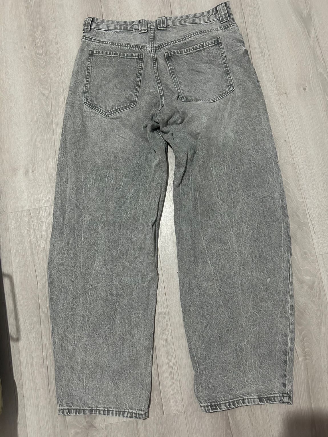 Bershka Gri Jean Pantolon — görsel 14/19