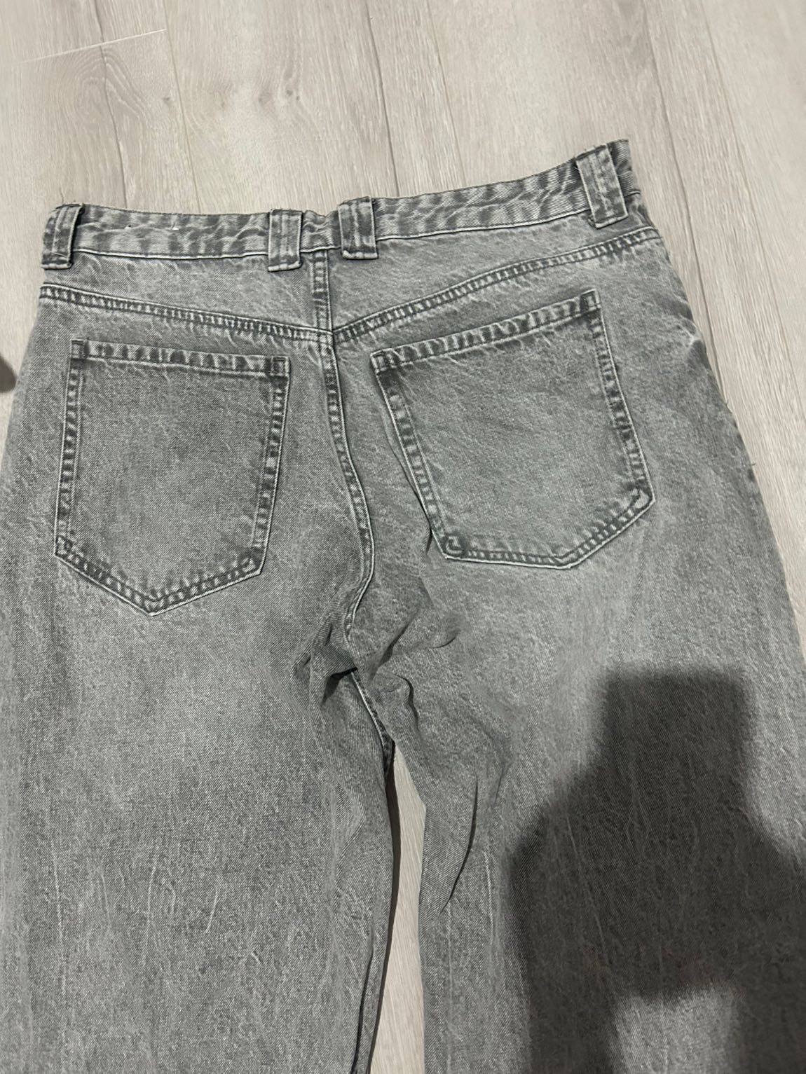 Bershka Gri Jean Pantolon — görsel 16/19