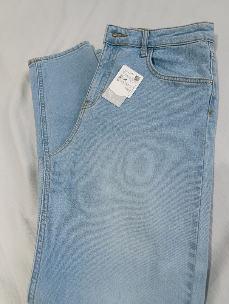 DeFacto Kadın Mavi mom jeans — görsel 3/8