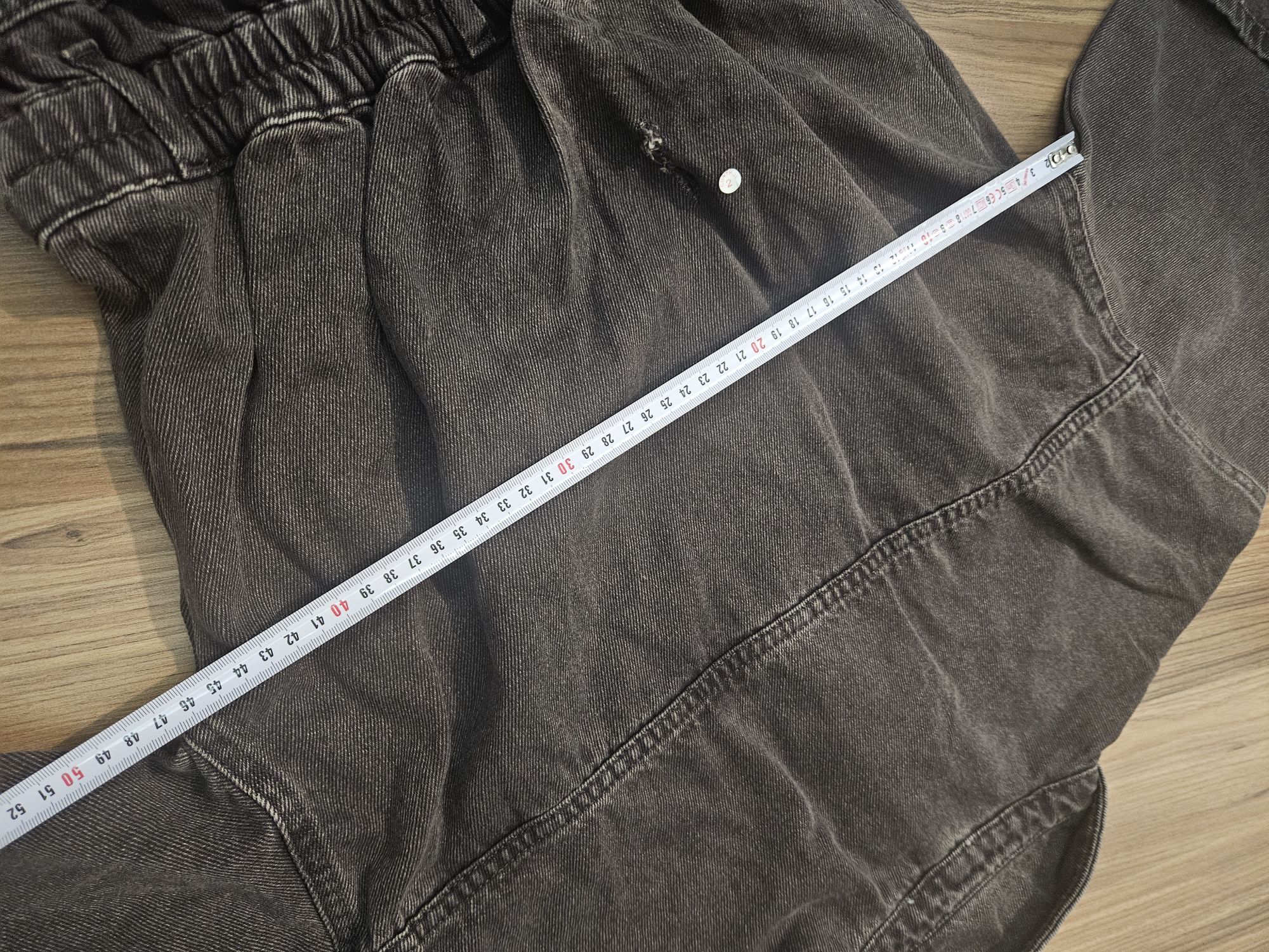 Denim kot uzun tulum pantolon — görsel 10/12