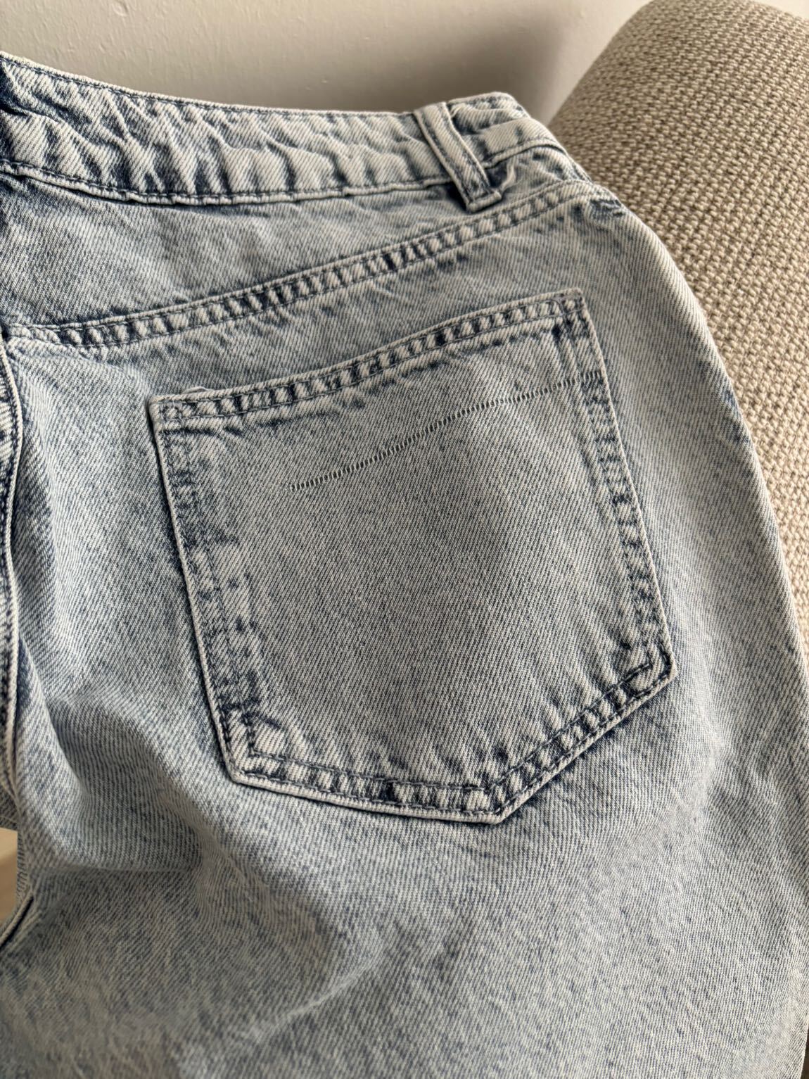 Açık Mavi Bol Paça Jean Pantolon — görsel 2/3