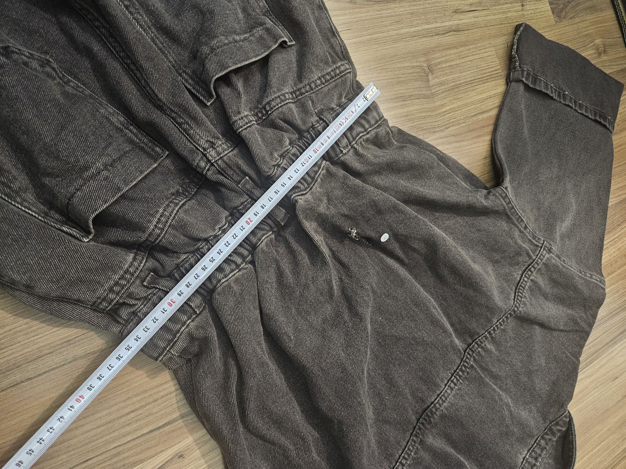 Denim kot uzun tulum pantolon — görsel 8/12