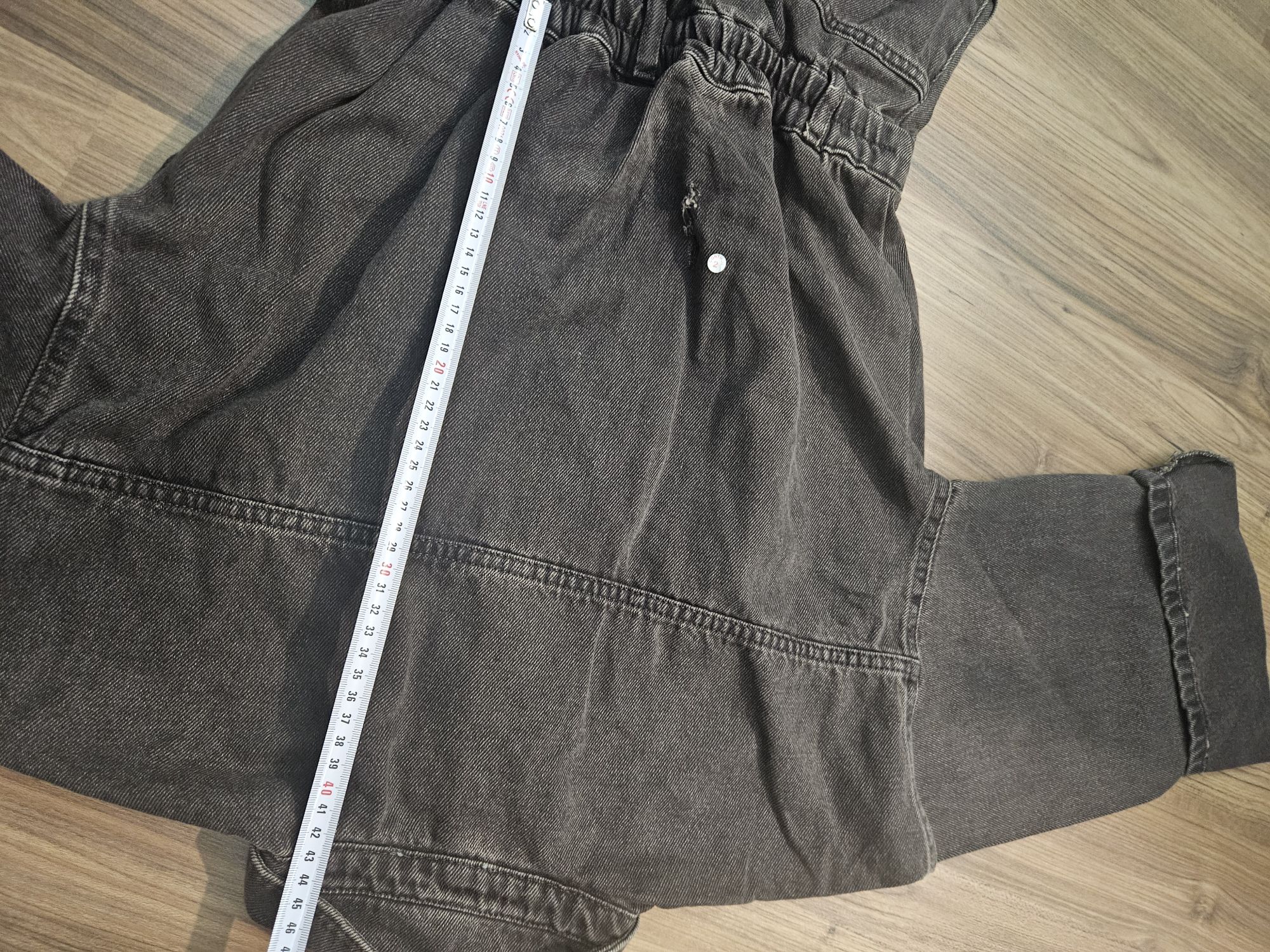 Denim kot uzun tulum pantolon — görsel 11/12