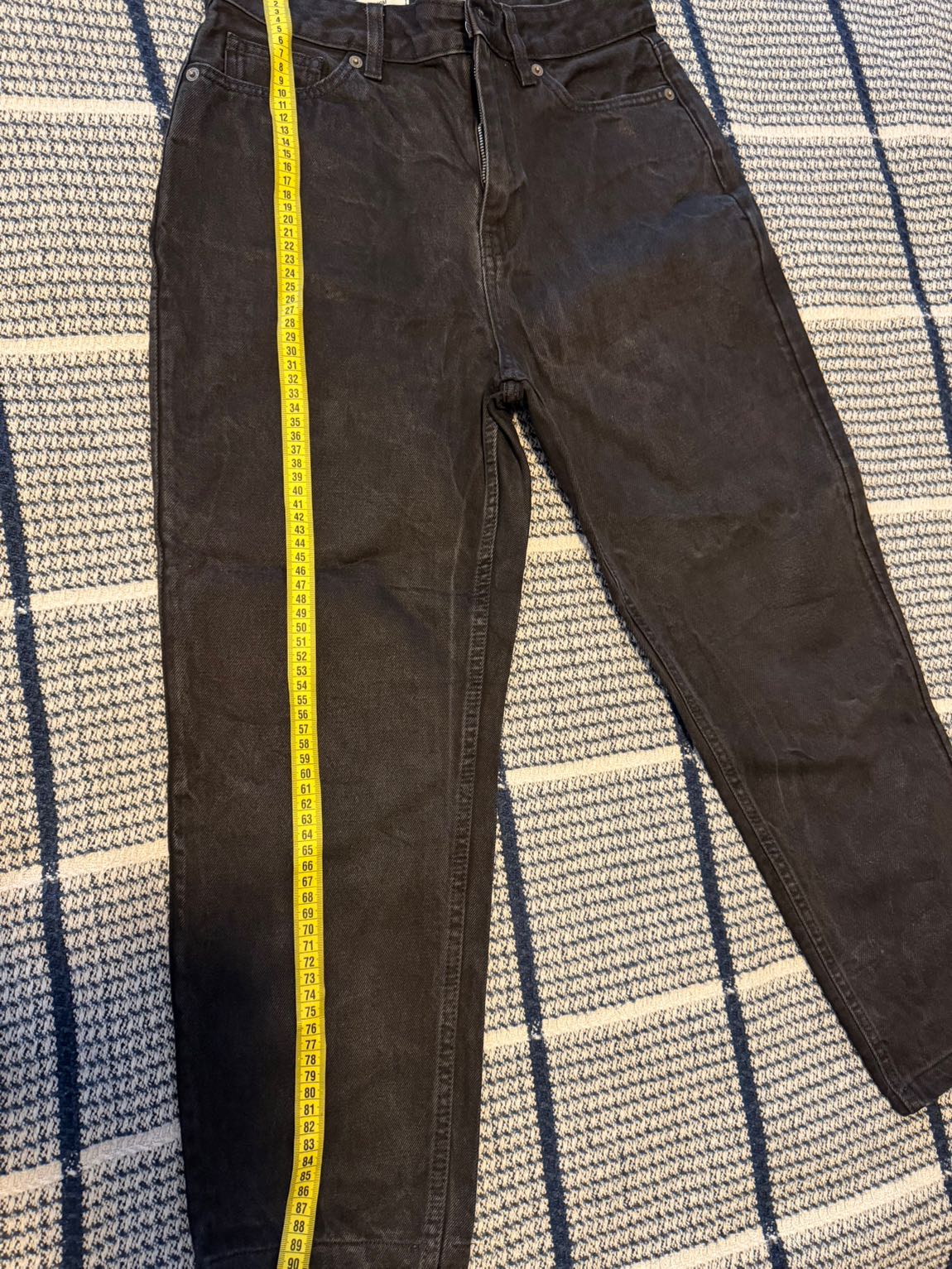 Mango Siyah Mom Jean Pantolon — görsel 2/4