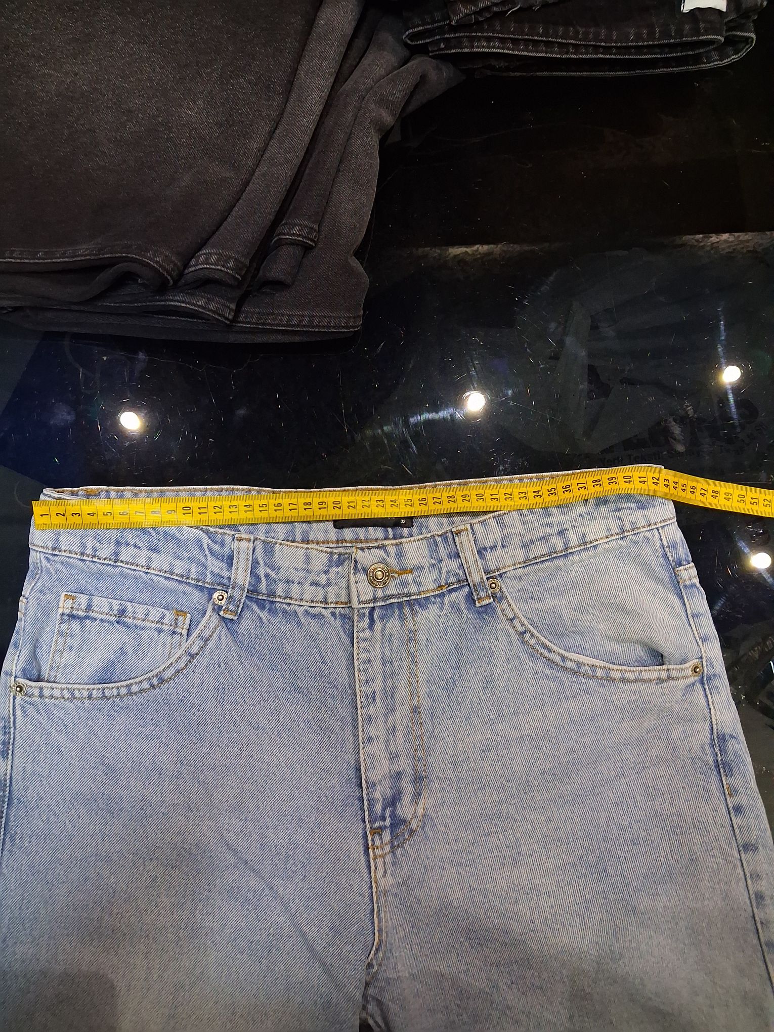 Erkek Baggy Açık Mavi Kot Pantolon — görsel 3/11