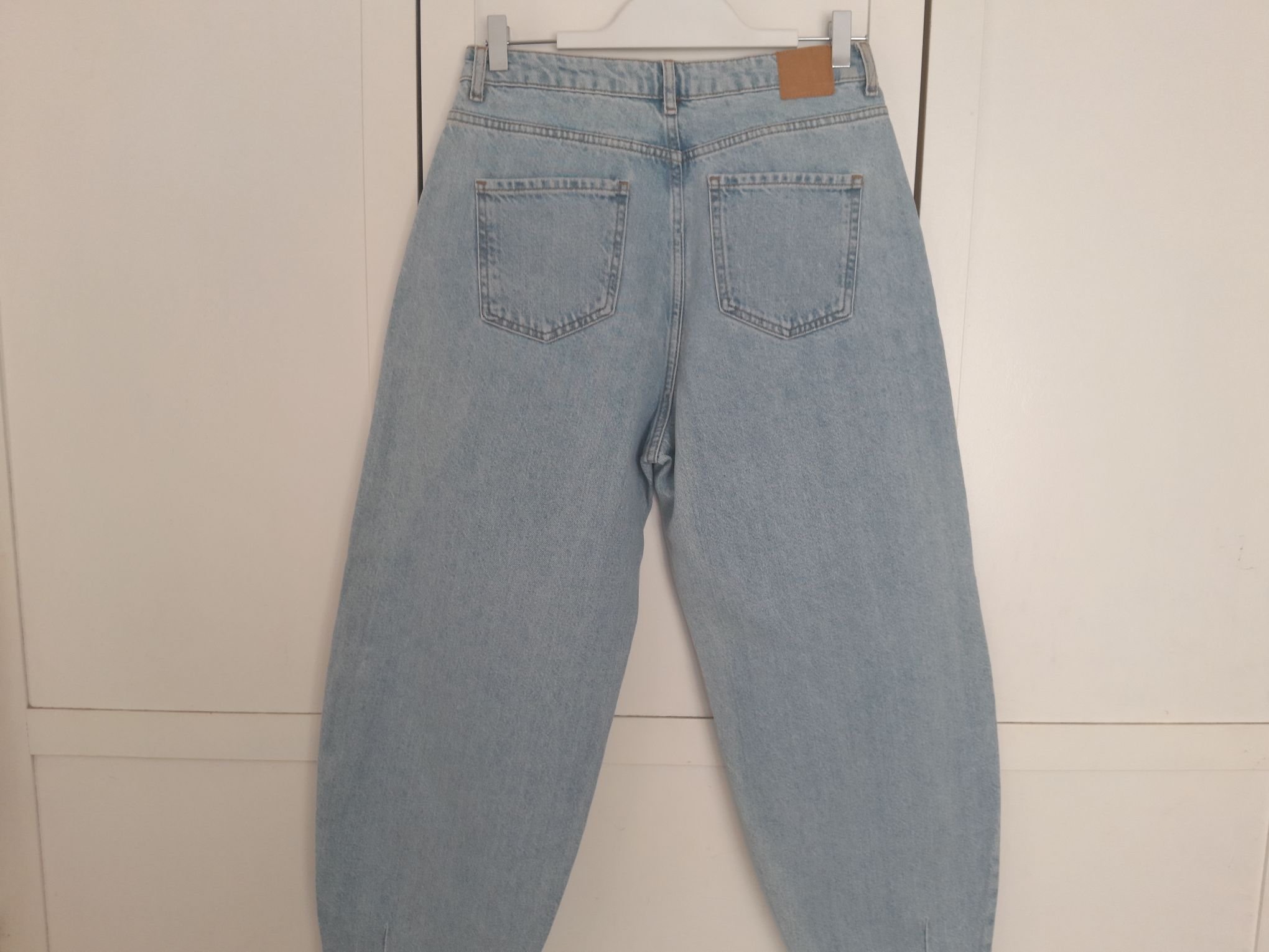 Zara Yüksek Bel Balon Fit Jean Pantolon — görsel 5/9