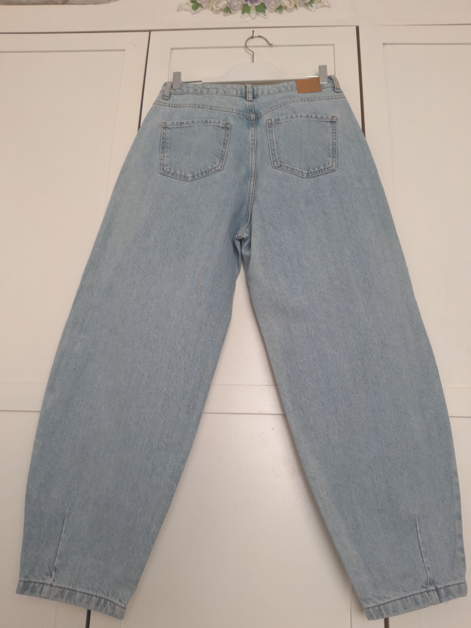 Zara Yüksek Bel Balon Fit Jean Pantolon — görsel 2/9