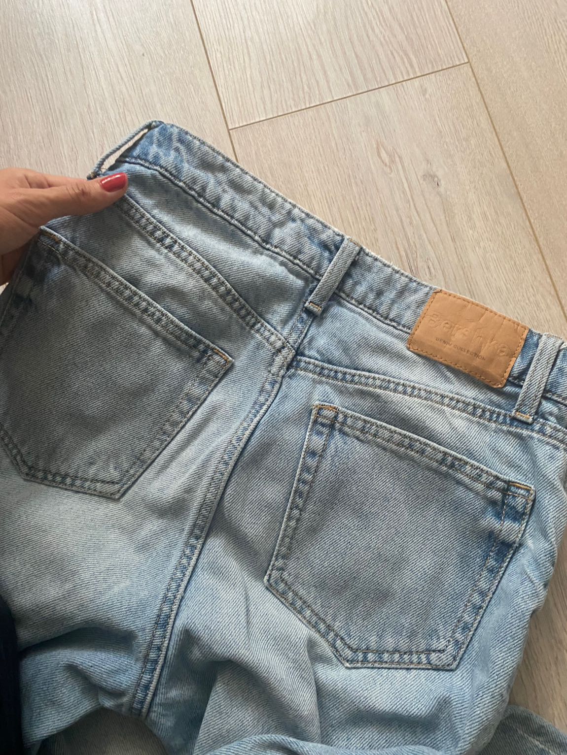 Bershka Mom Jean Pantolon — görsel 7/8