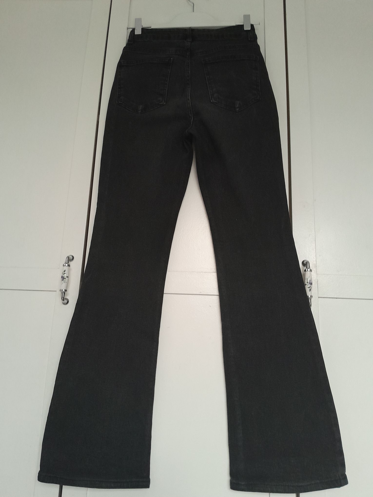 Yüksek Bel Bootcut Likralı Jean Pantolon — görsel 2/8