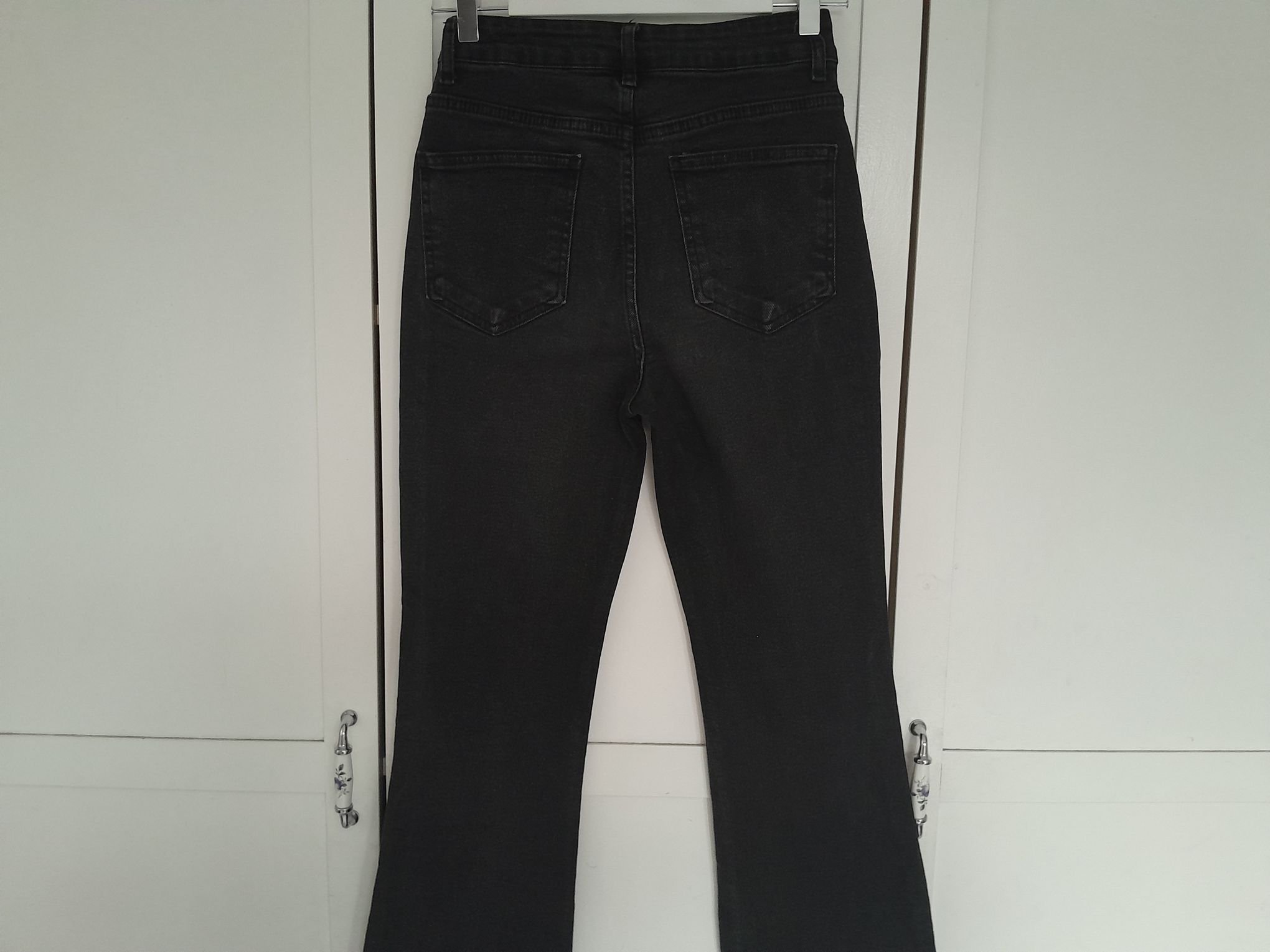 Yüksek Bel Bootcut Likralı Jean Pantolon — görsel 5/8