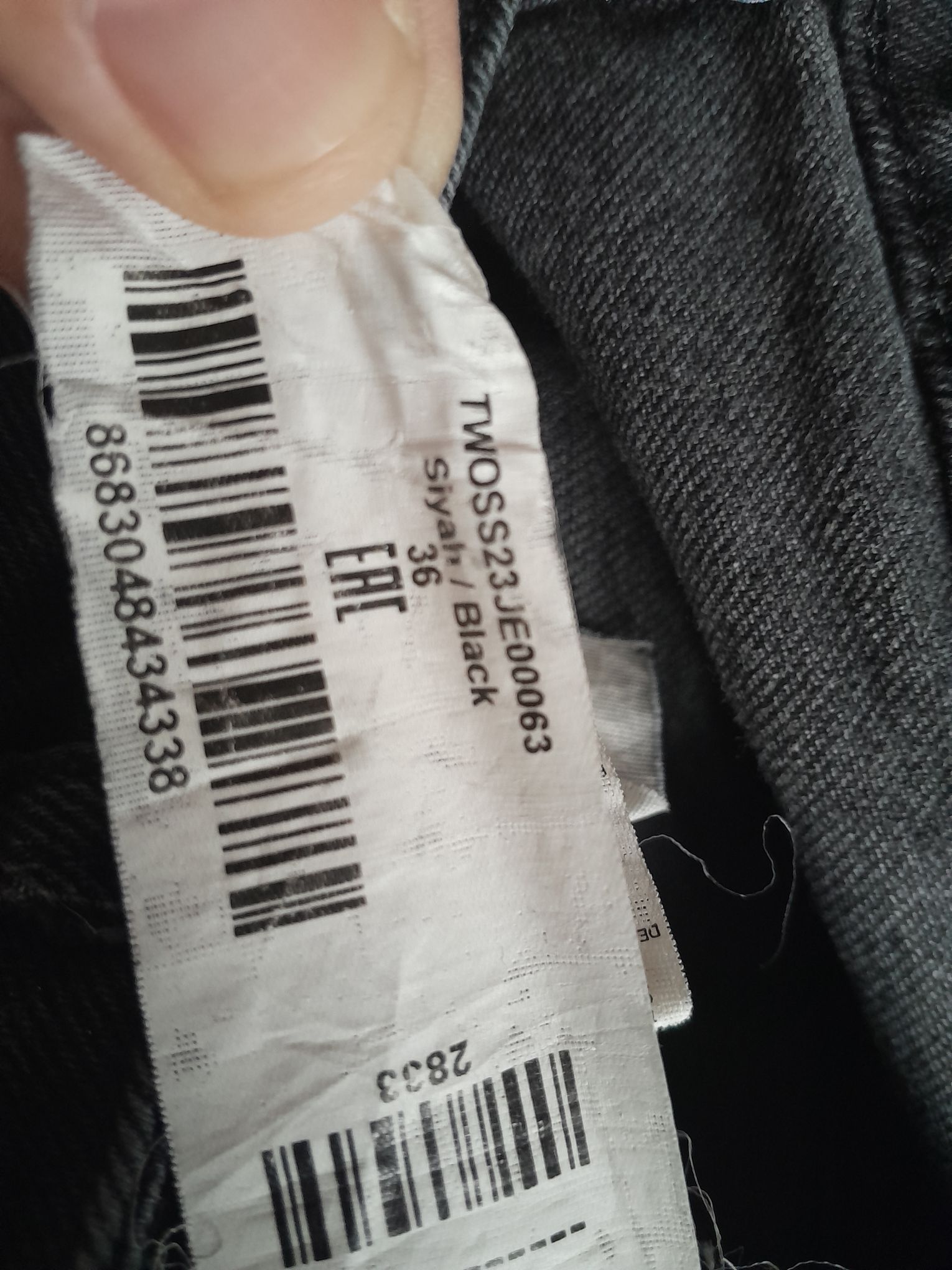 Yüksek Bel Bootcut Likralı Jean Pantolon — görsel 8/8