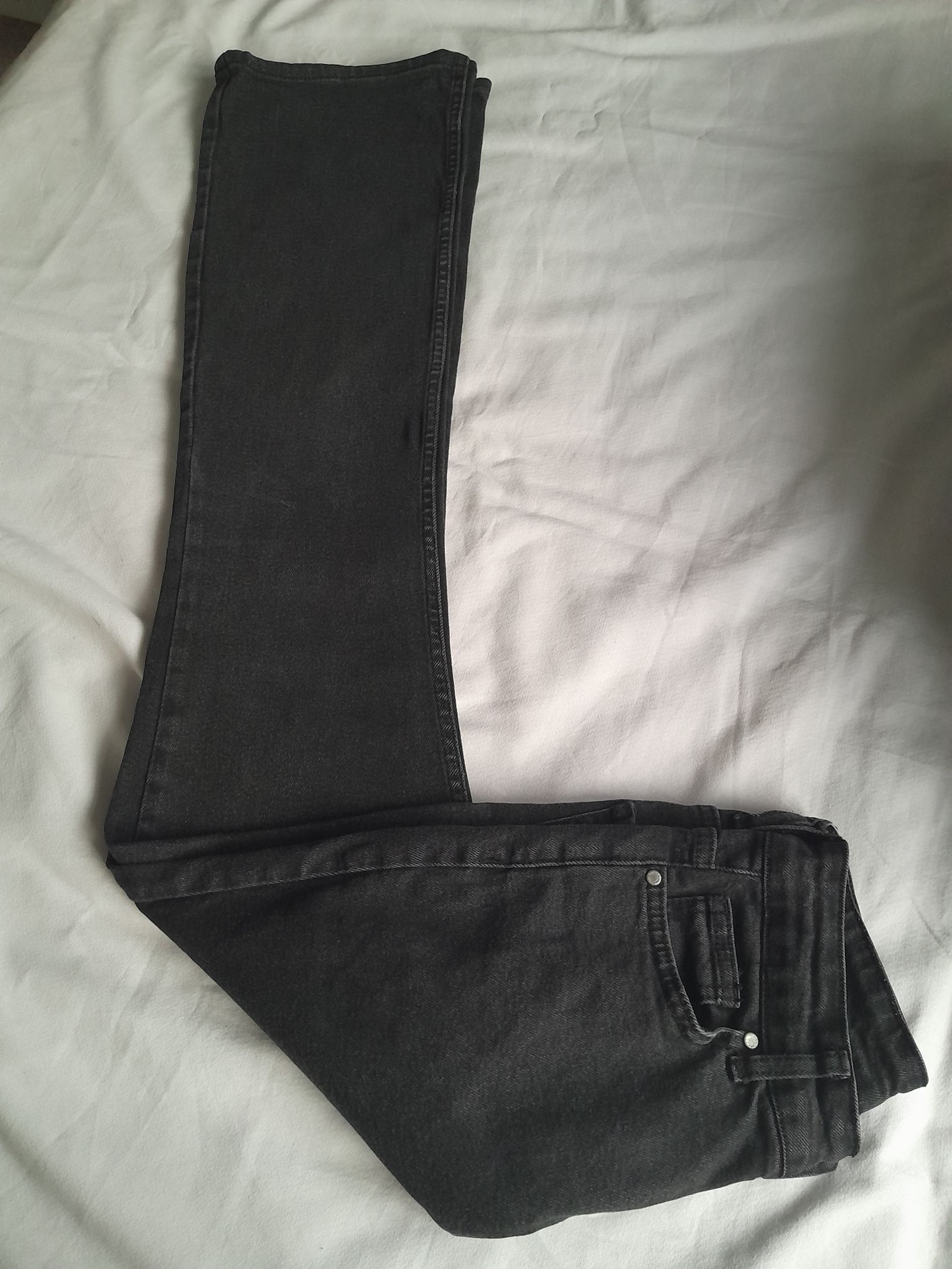 Yüksek Bel Bootcut Likralı Jean Pantolon — görsel 6/8