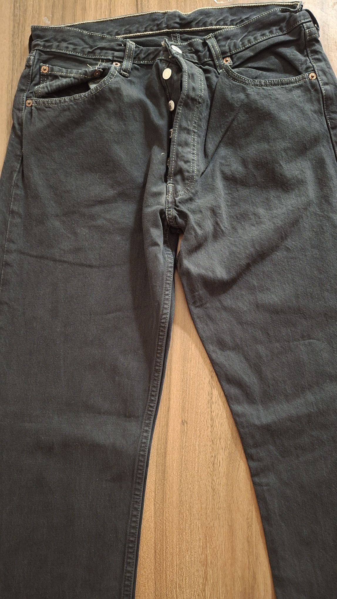 Levis 501 Straight Kadın Vintage Jean — görsel 4/4