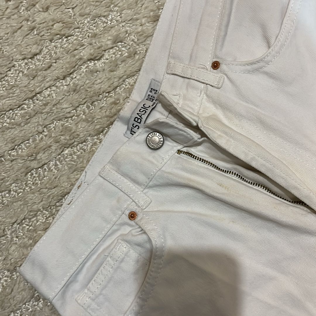 Beyaz Jean Pantolon — görsel 4/4