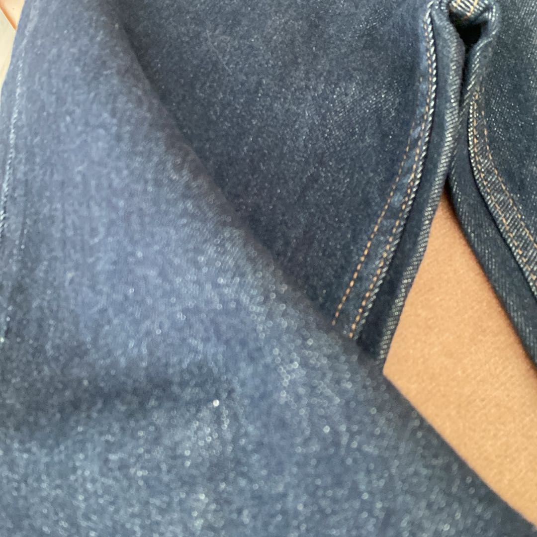 Massimo dutti kad Lacivert Jean Pantolon — görsel 2/10