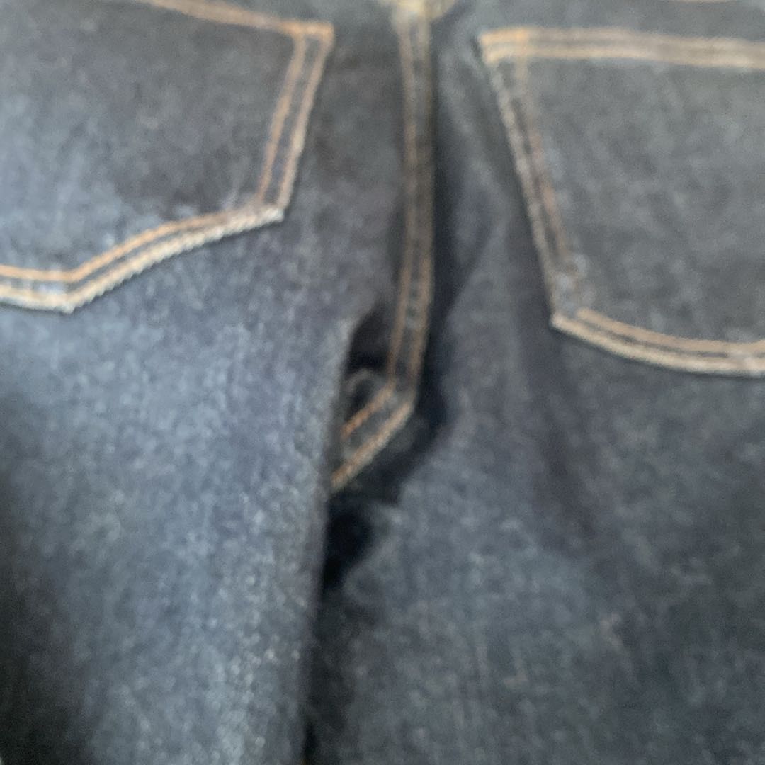 Massimo dutti kad Lacivert Jean Pantolon — görsel 9/10