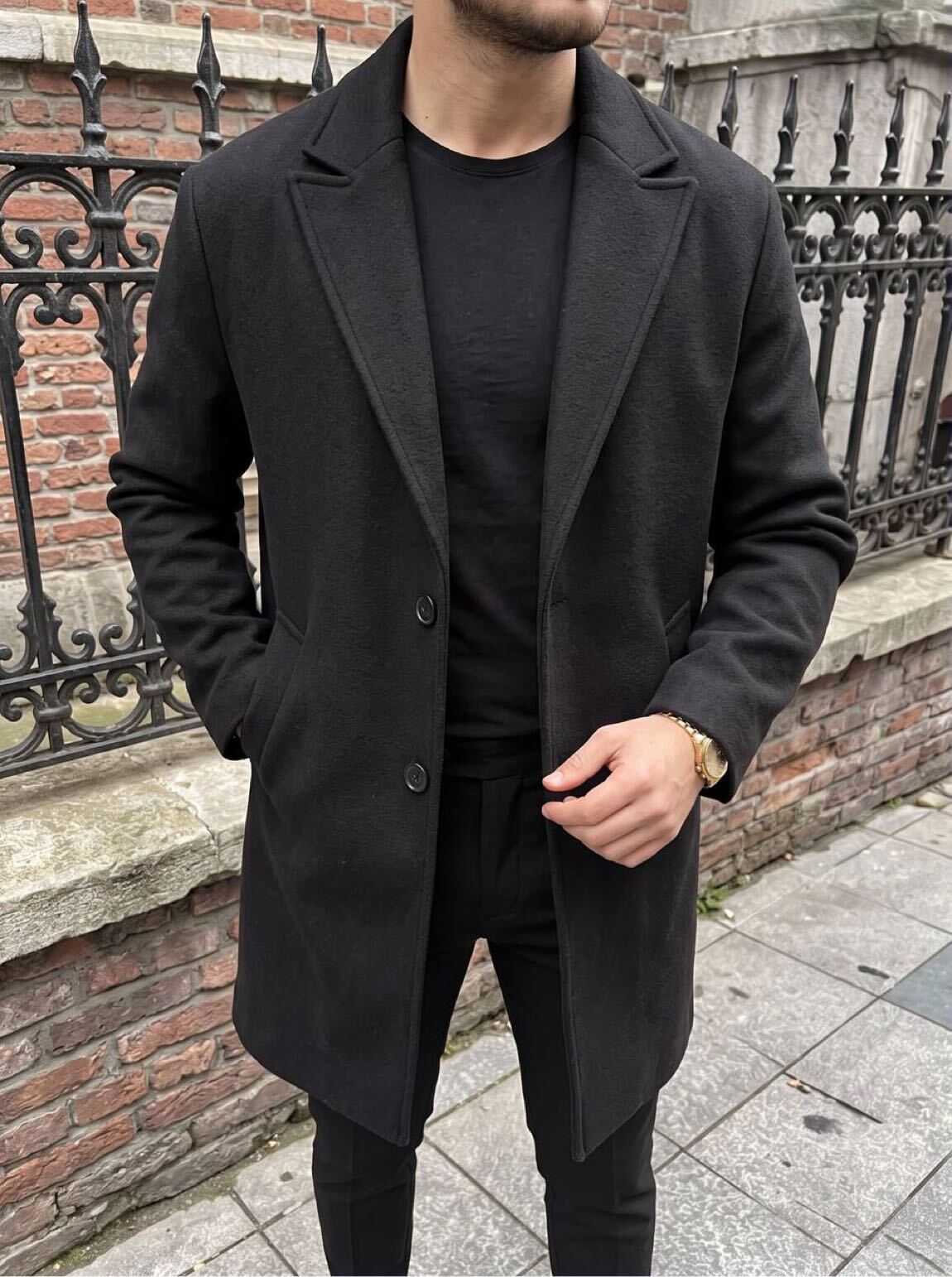 Erkek Kahverengi Palto — görsel 3/6