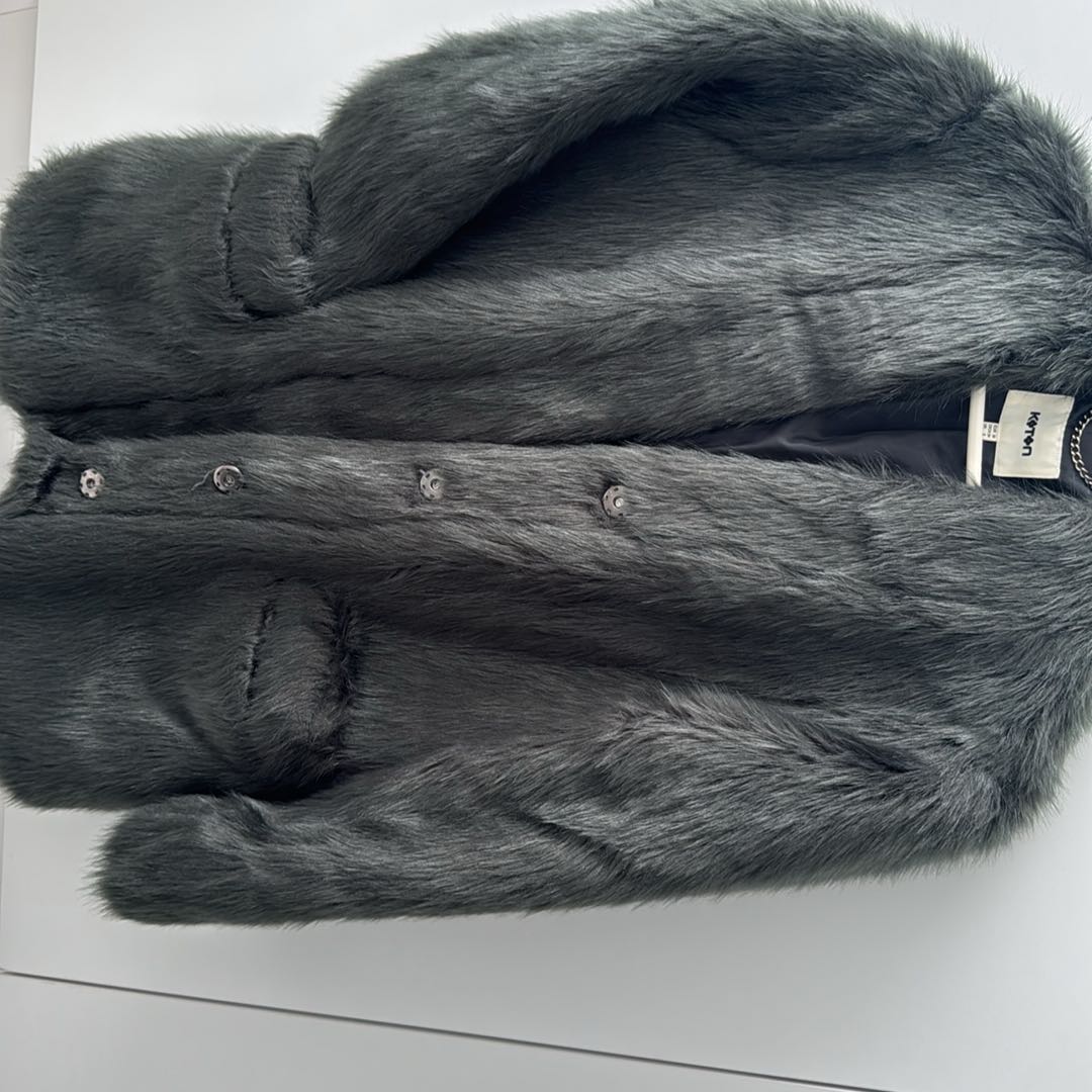 Koton Gri Peluş Kaban — görsel 2/5