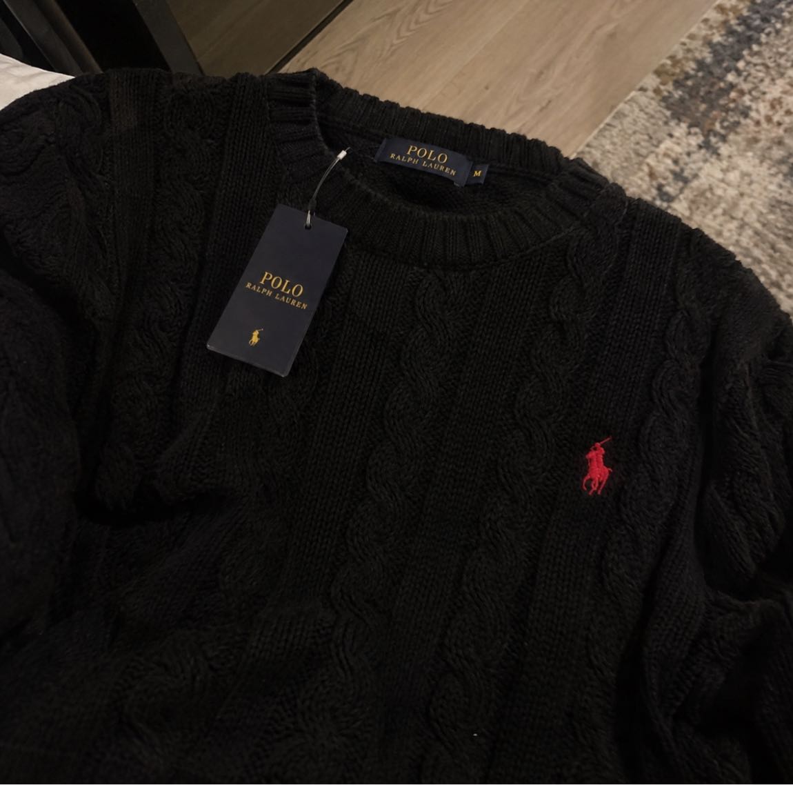 Polo Ralph Lauren Siyah Kazak — görsel 3/3
