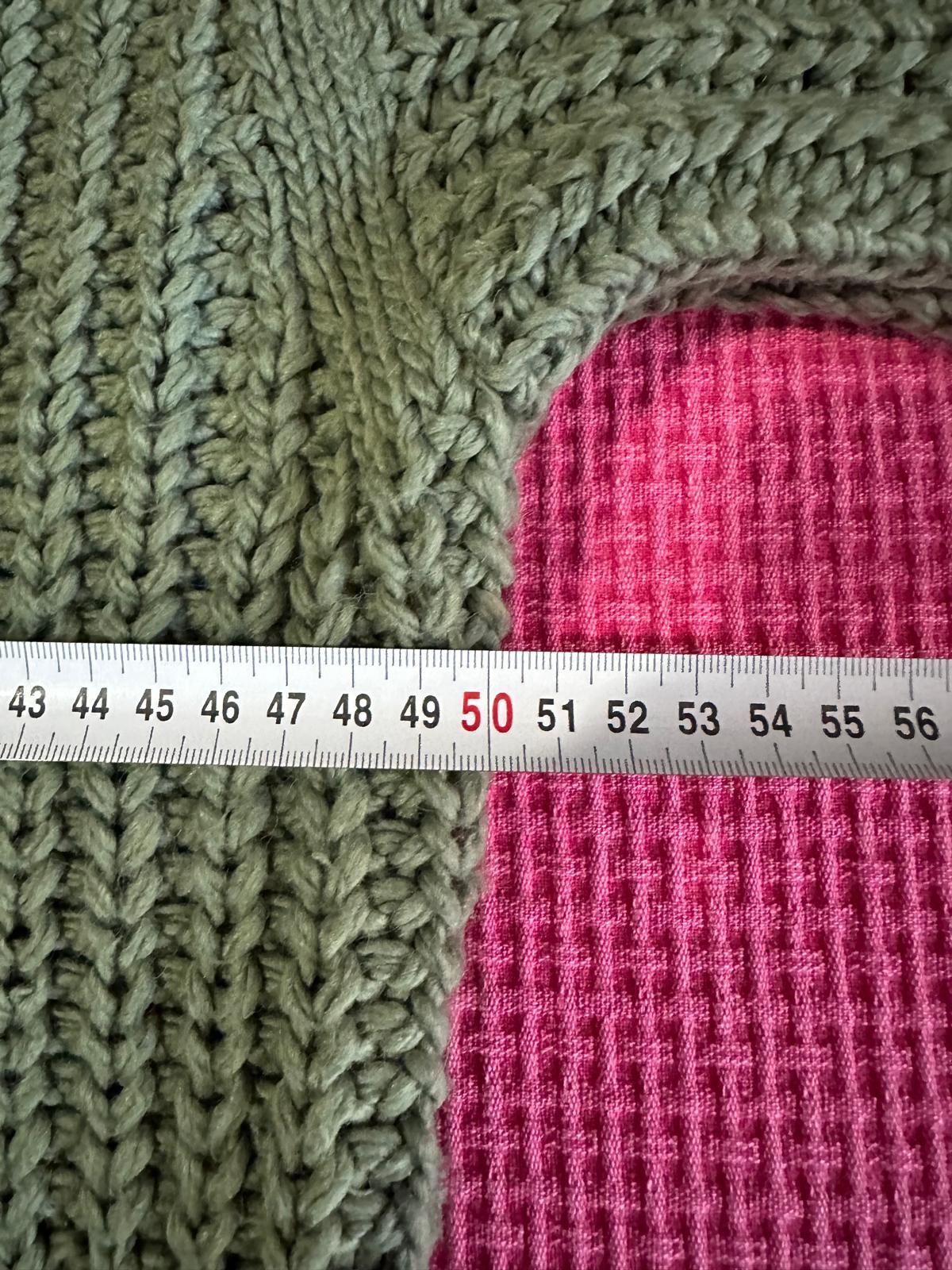 H&M Kalın Örgü Balıkçı Yaka Mint Yeşili — görsel 6/6