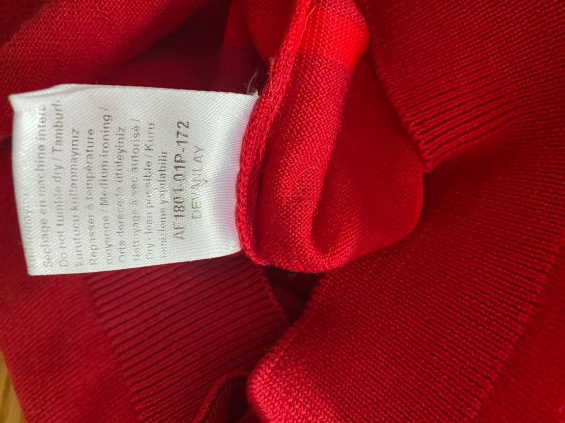 Lacoste Kırmızı Kazak — görsel 7/7