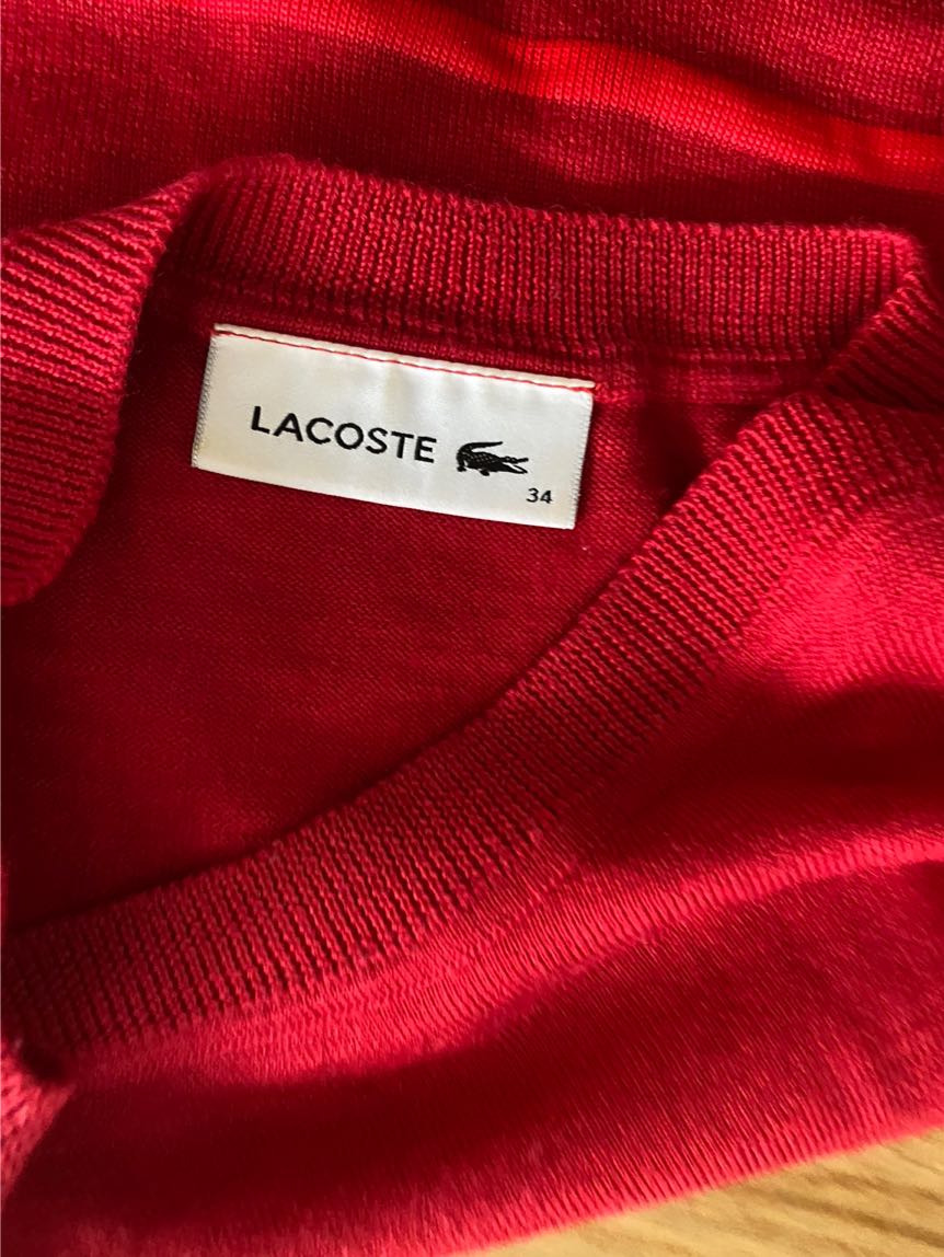 Lacoste Kırmızı Kazak — görsel 5/7