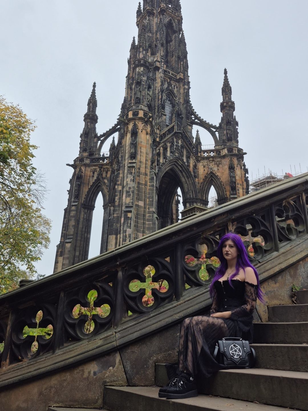 Goth dantelli korse bluz — görsel 5/6