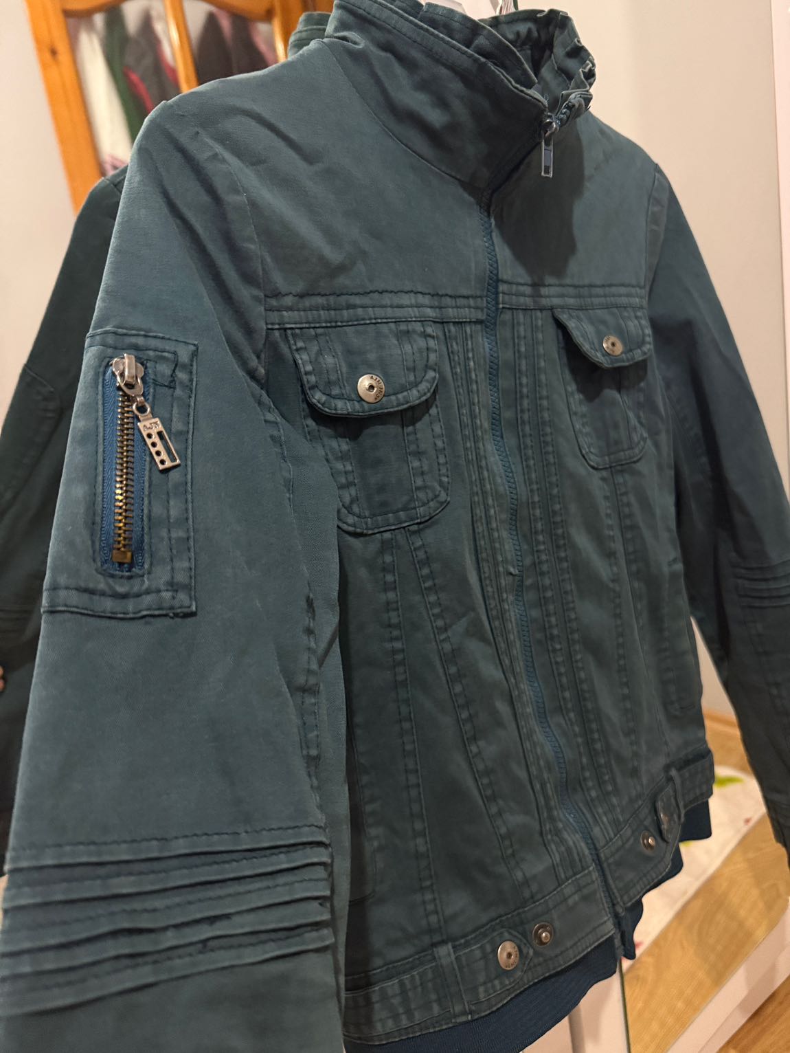 Vintage Model Yeşil Ceket — görsel 2/6