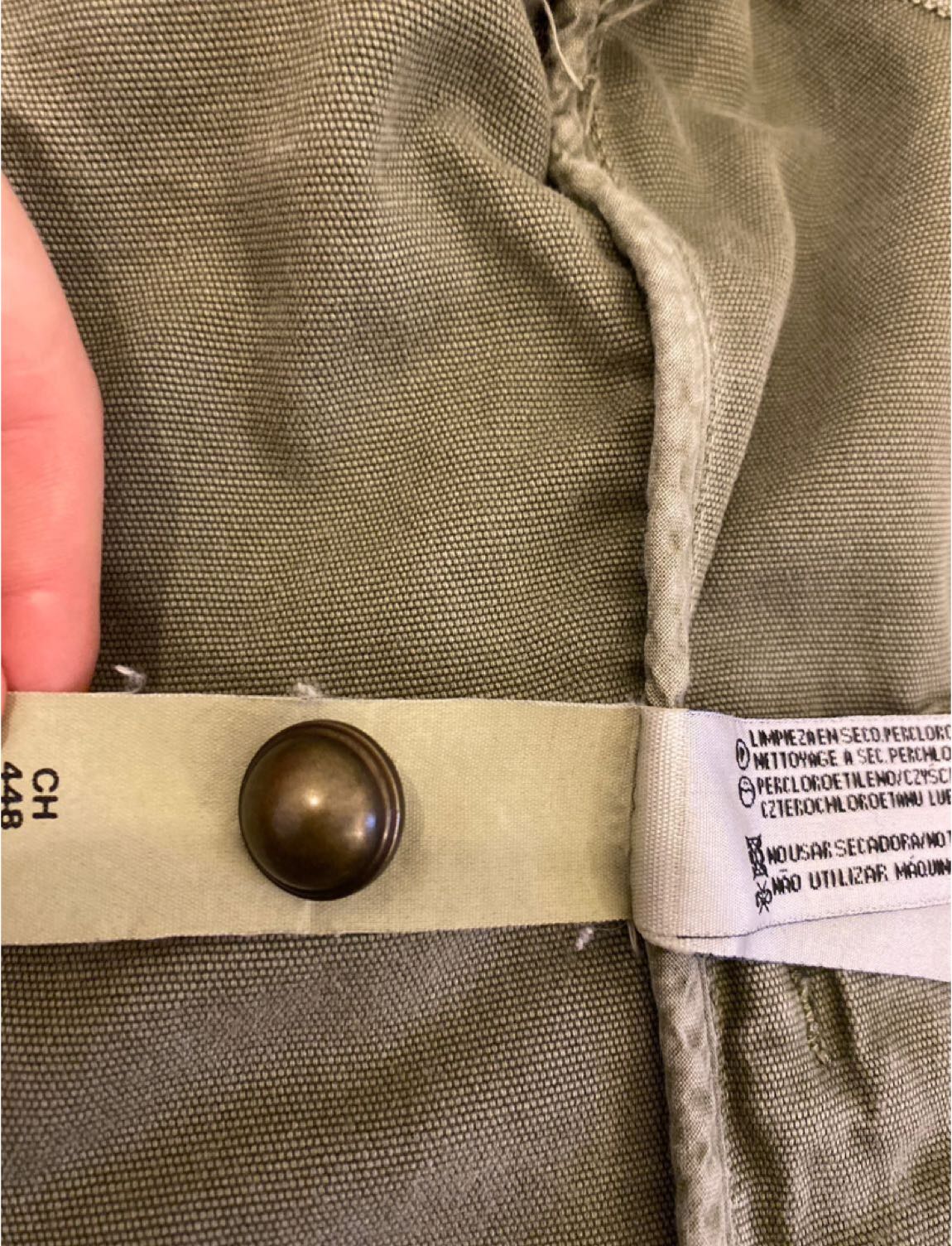 y2k military haki napolyon diesel ceket — görsel 5/5