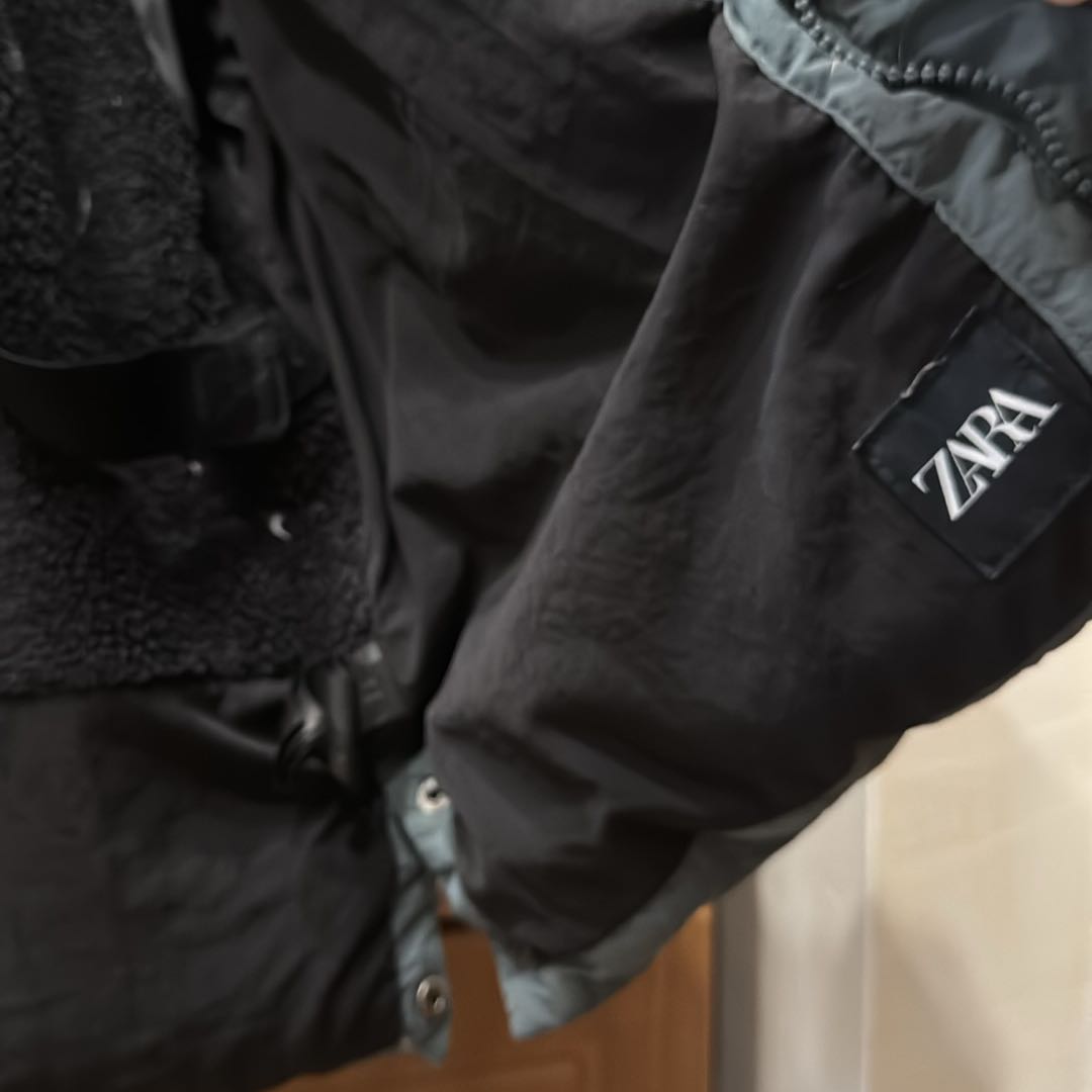 ZARA kuş tüyü mont — görsel 4/10