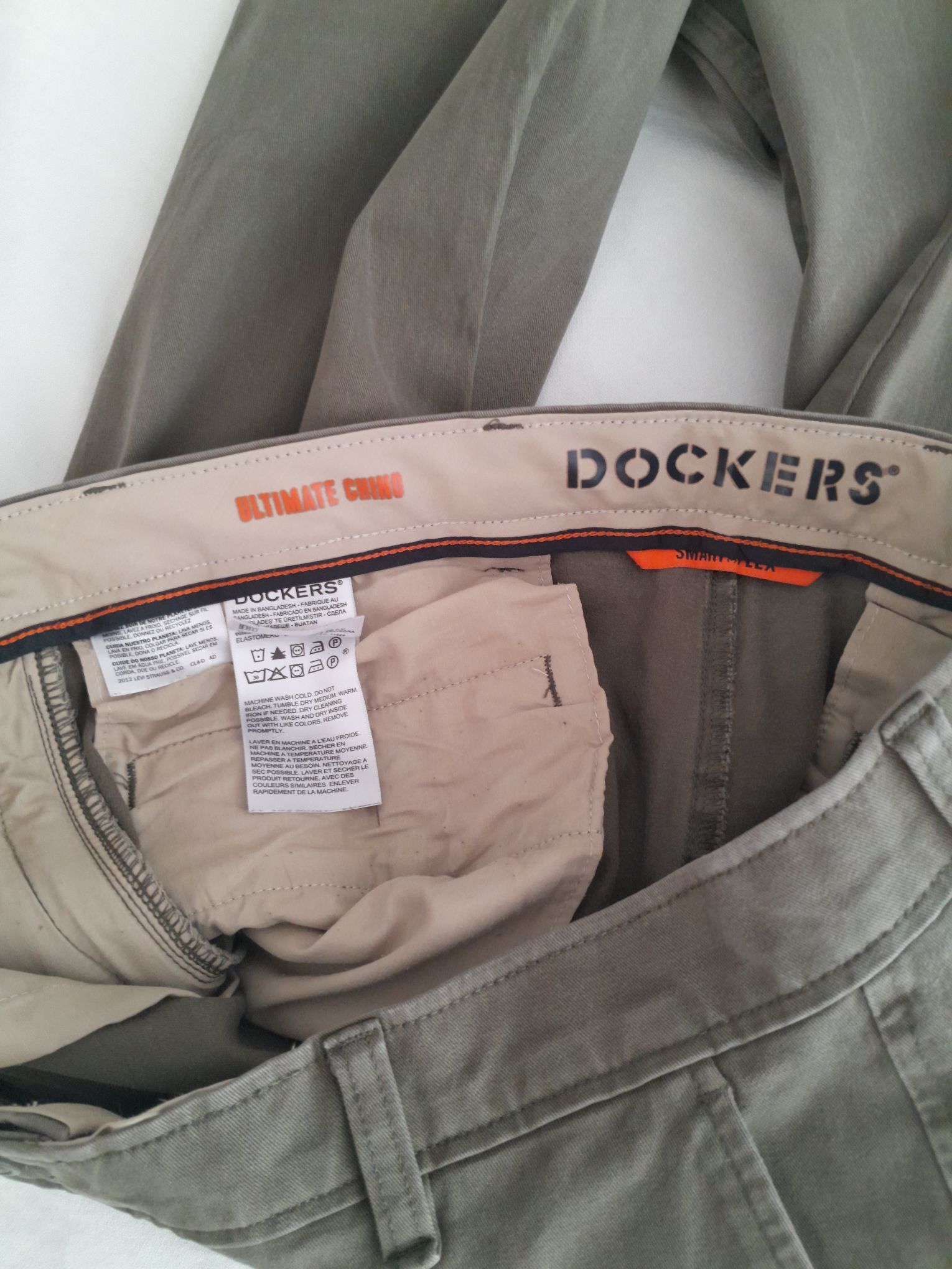 Dockers Skinny Fit Keten Pantolon 34 Bed — görsel 9/10