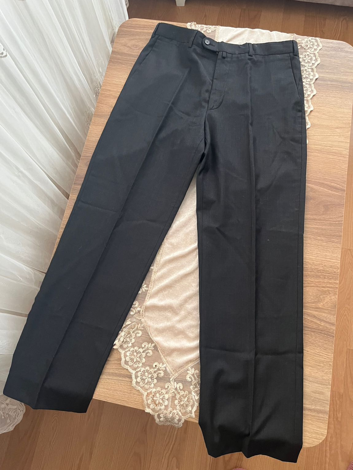 Kiğılı Siyah Klasik Erkek Kumaş Pantolon — görsel 3/5