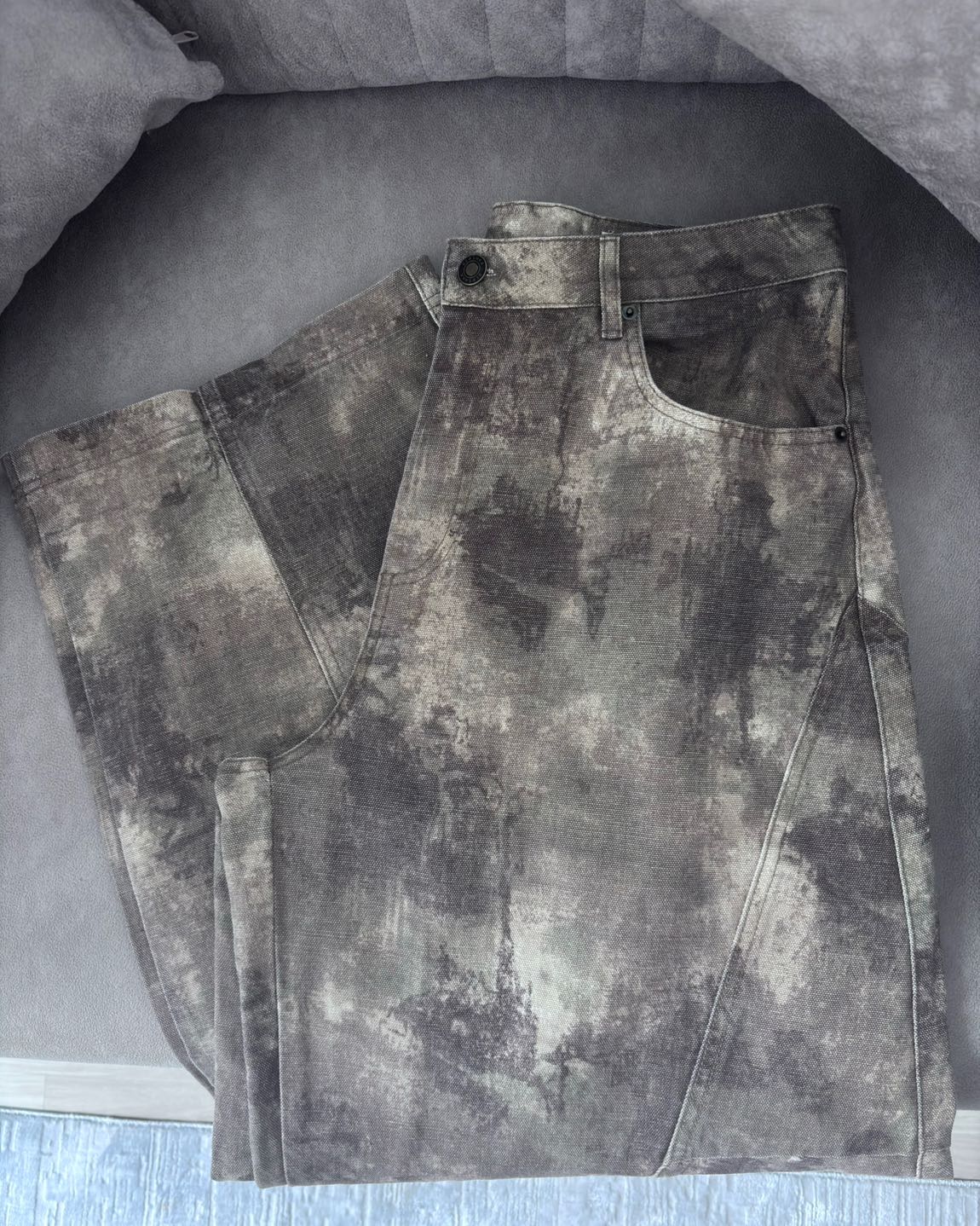 BERSHKA BASKILI BARREL FİT PANTOLON — görsel 9/12