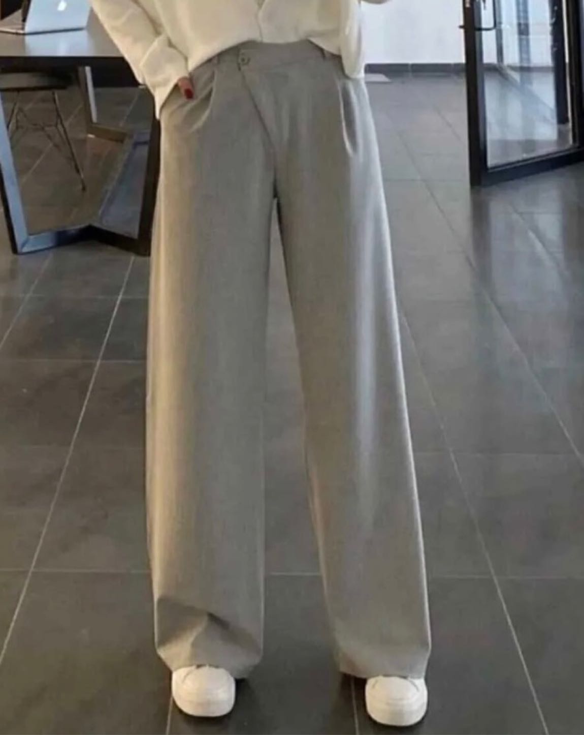 Temiz gri kumaş pantalon — görsel 5/5