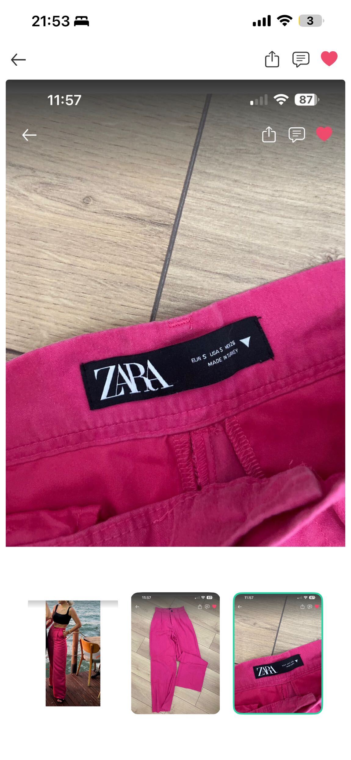Zara pantolon — görsel 3/3
