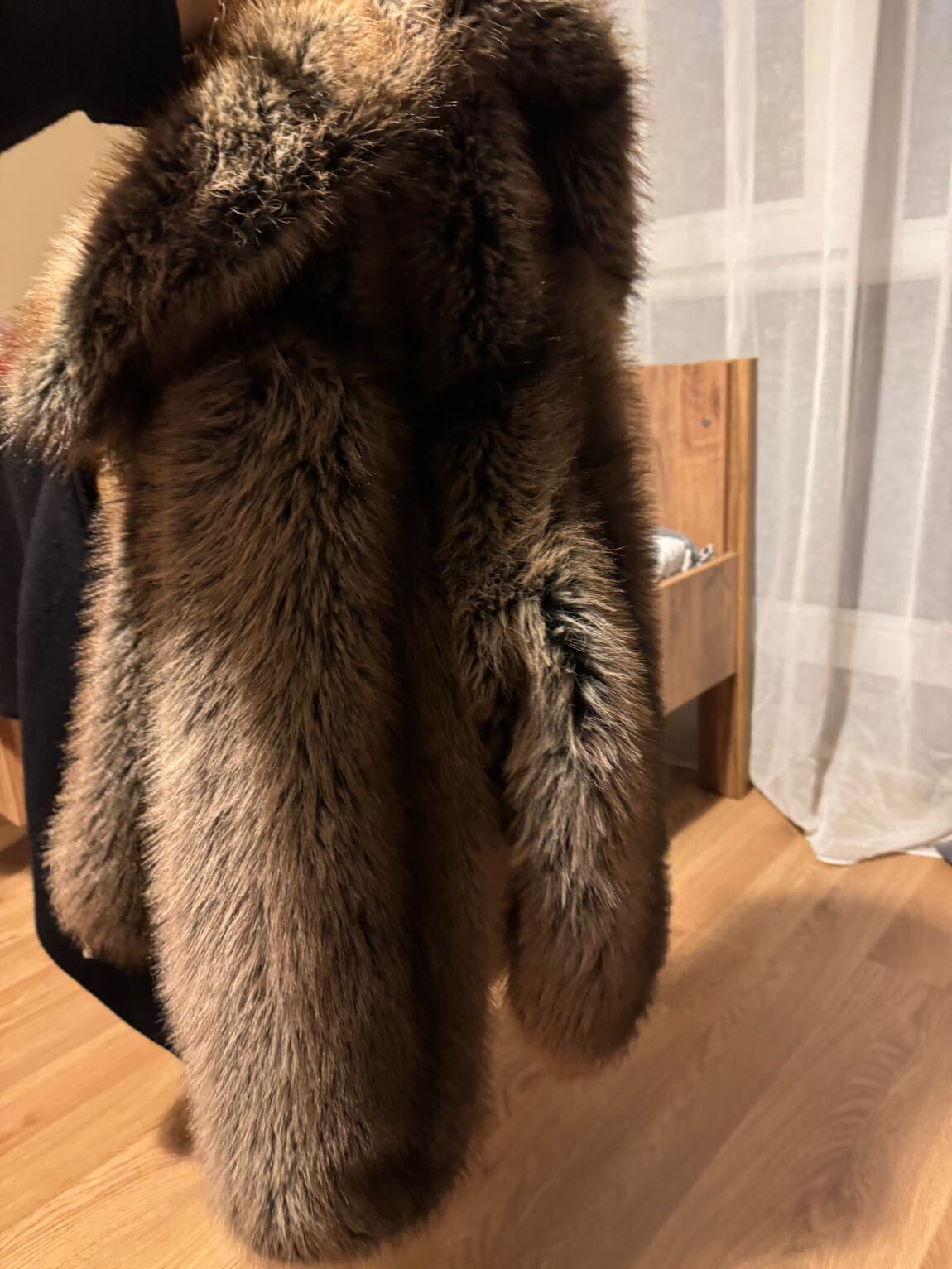 Kahverengi Peluş Mont — görsel 3/5