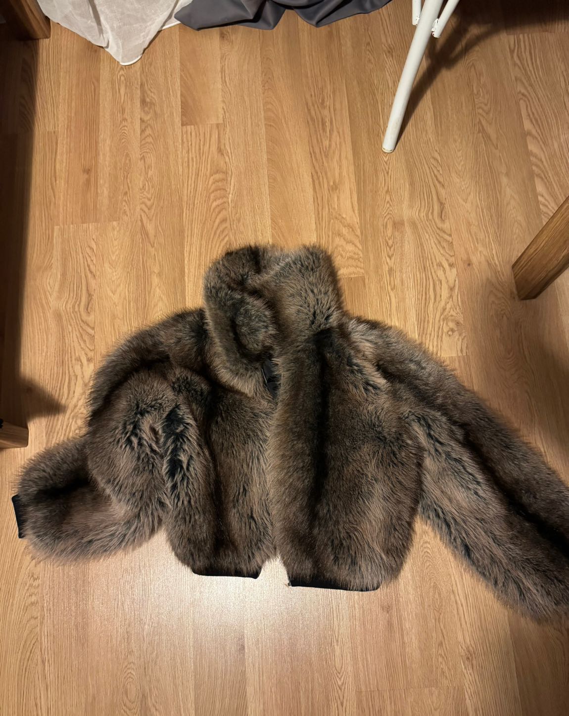 Kahverengi Peluş Mont — görsel 5/5