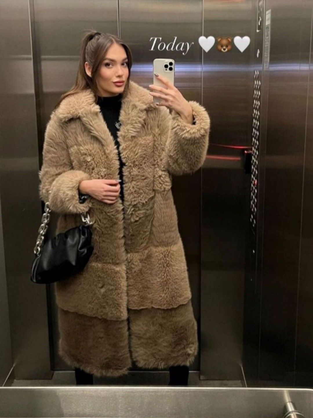 Suni k.ürk palto — görsel 11/12
