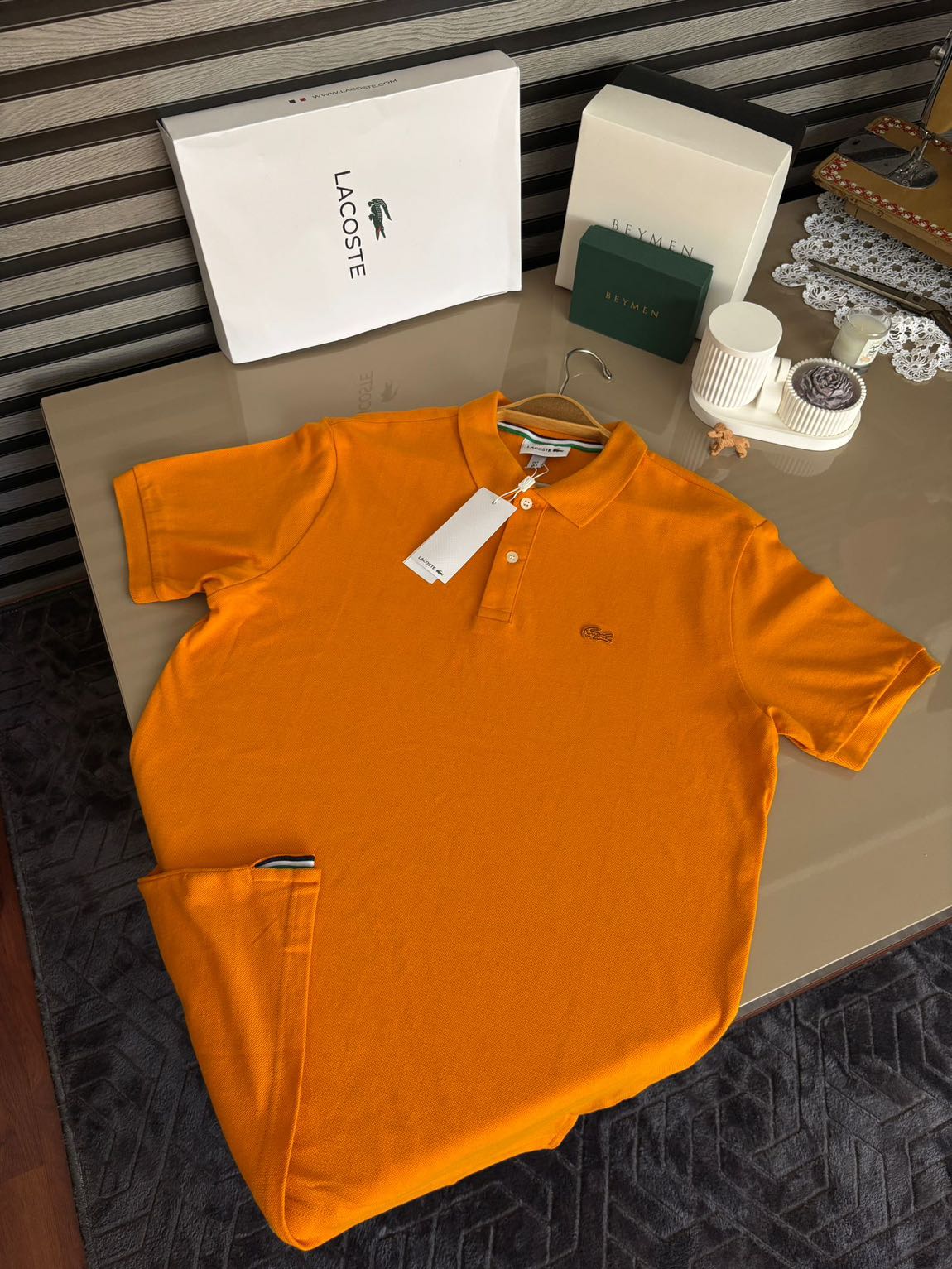 Premium Turuncu Polo Yaka Tişört — görsel 2/3