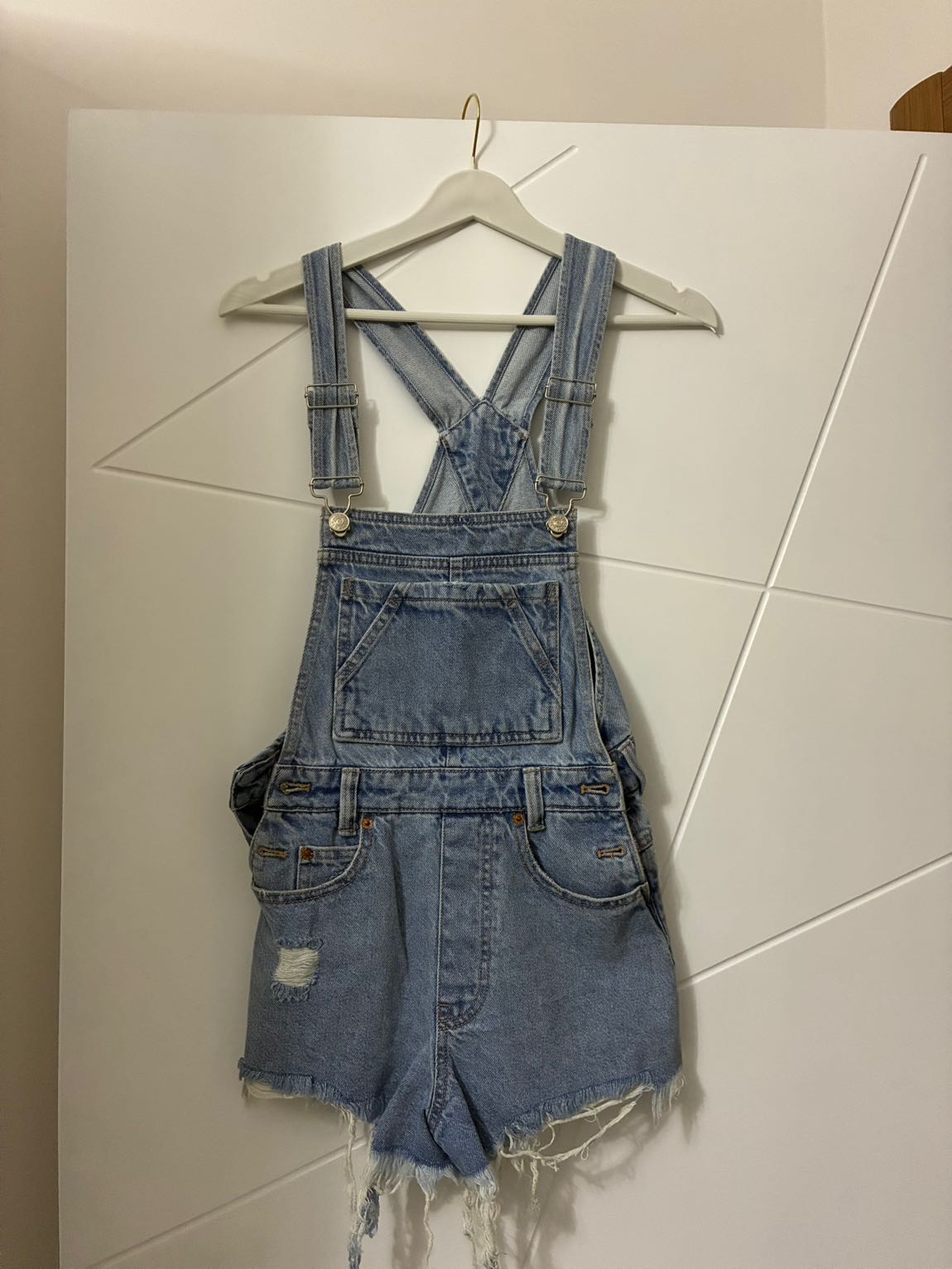 Denim Şortlu Tulum — görsel 2/4
