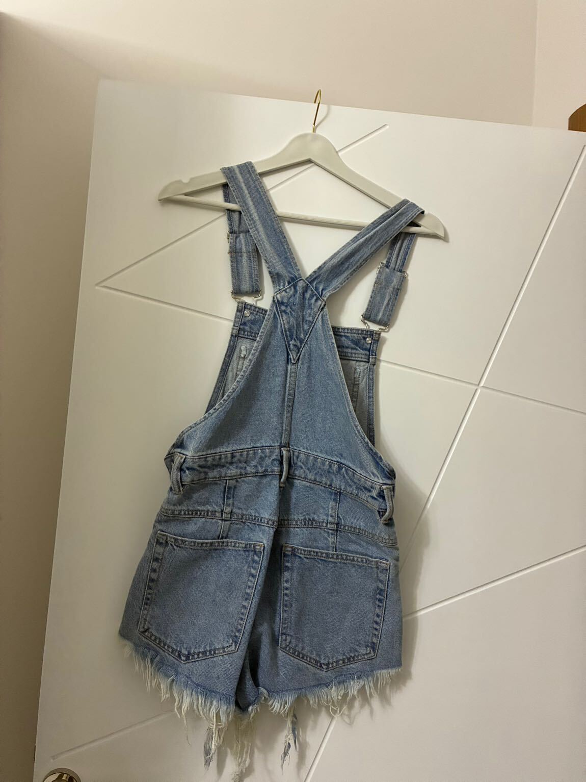 Denim Şortlu Tulum — görsel 3/4