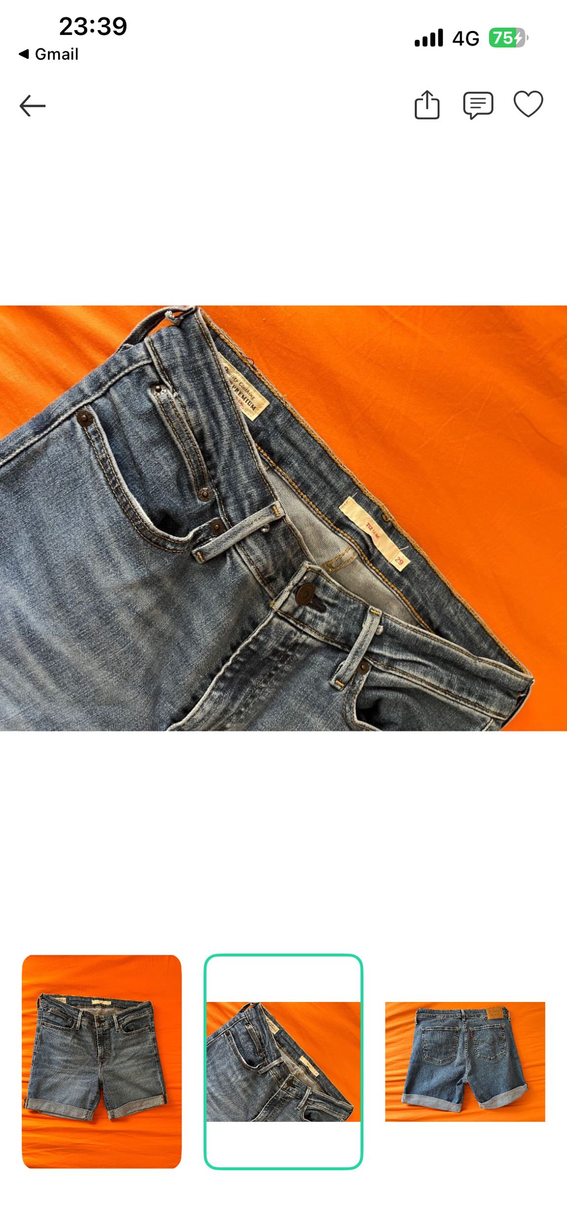 Levis kot sort — görsel 3/5