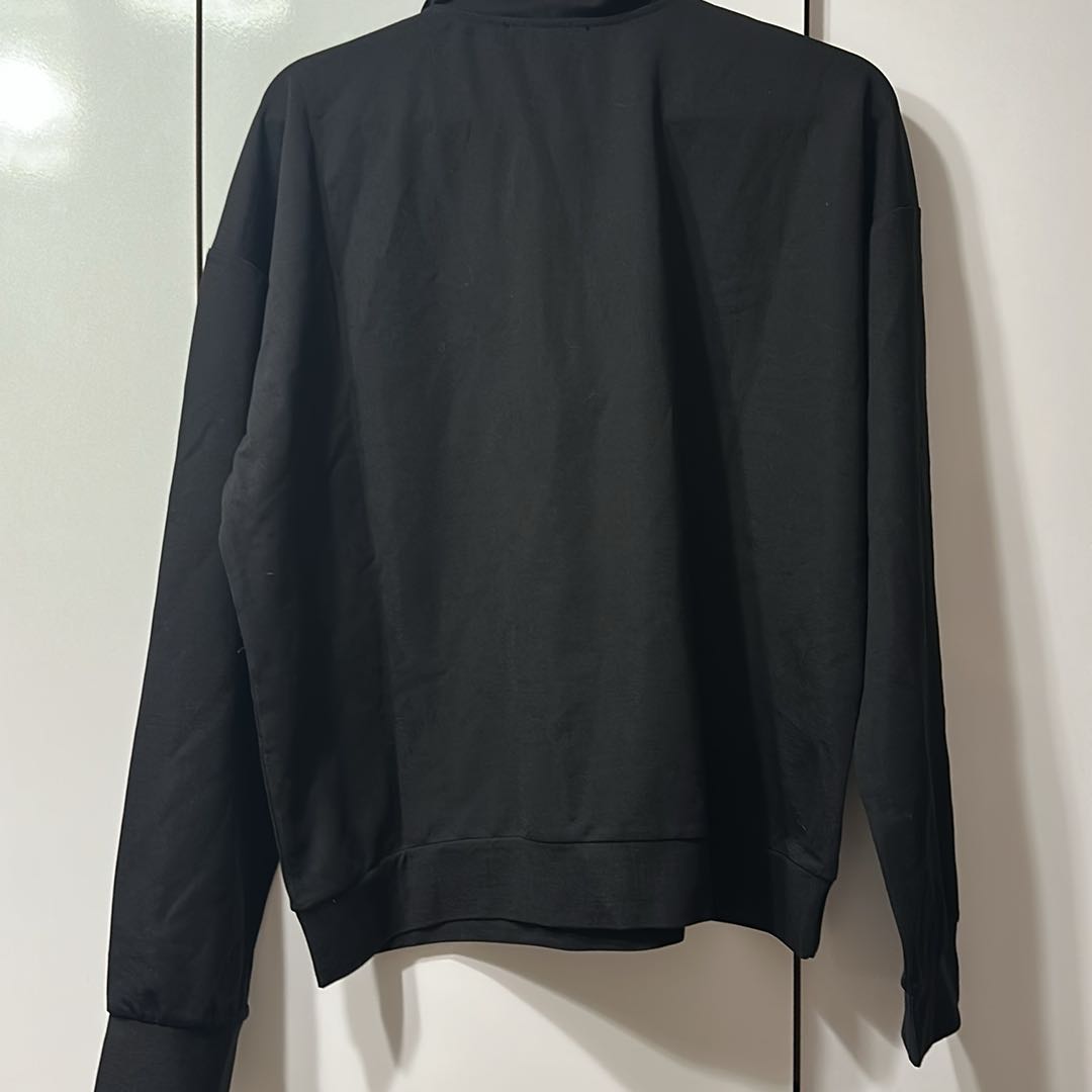 Kadın Siyah Günlük Sweatshirt — görsel 3/3