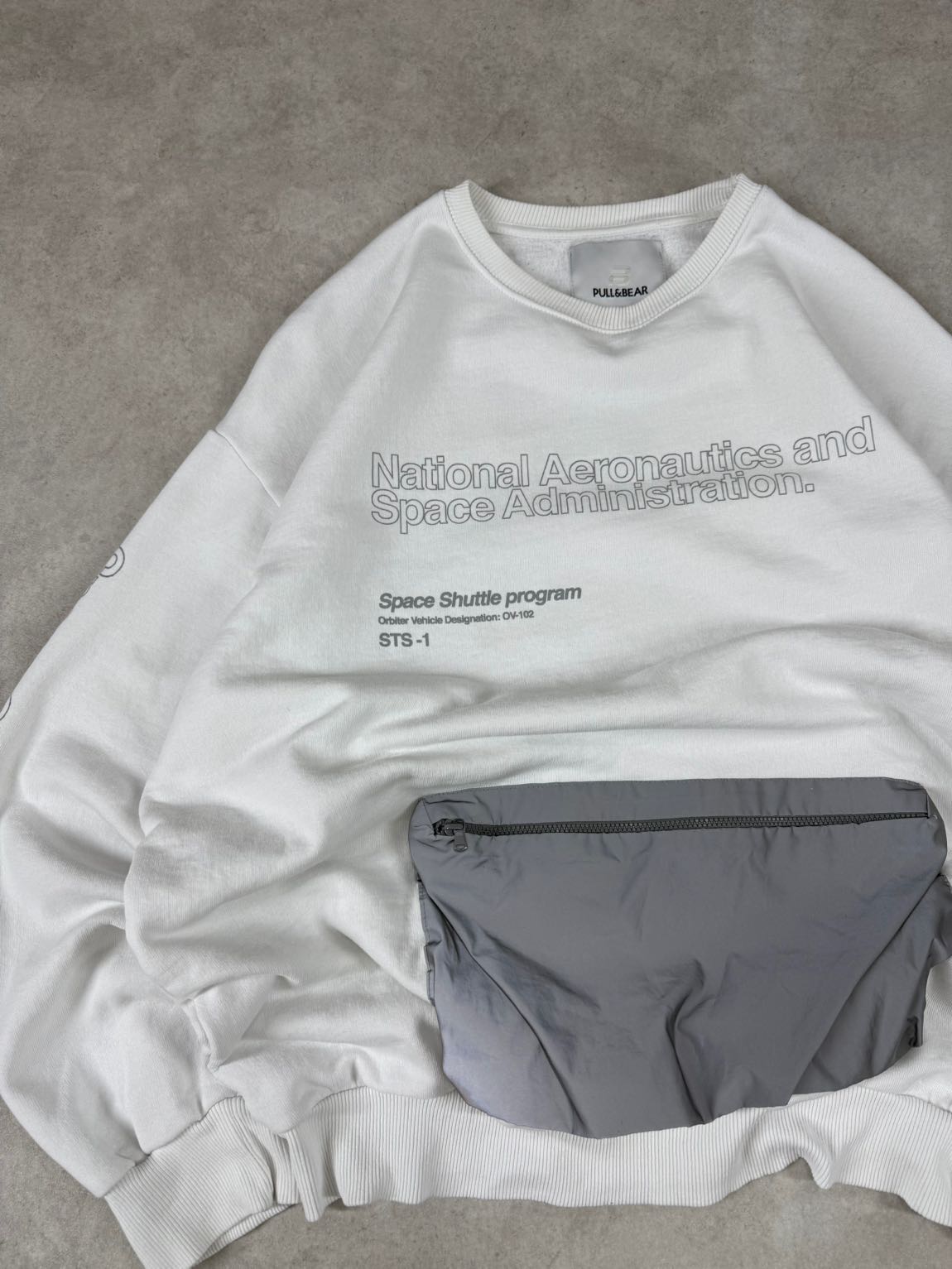 USA Pull&Bear Bomber y2k Sweatshirt — görsel 7/10