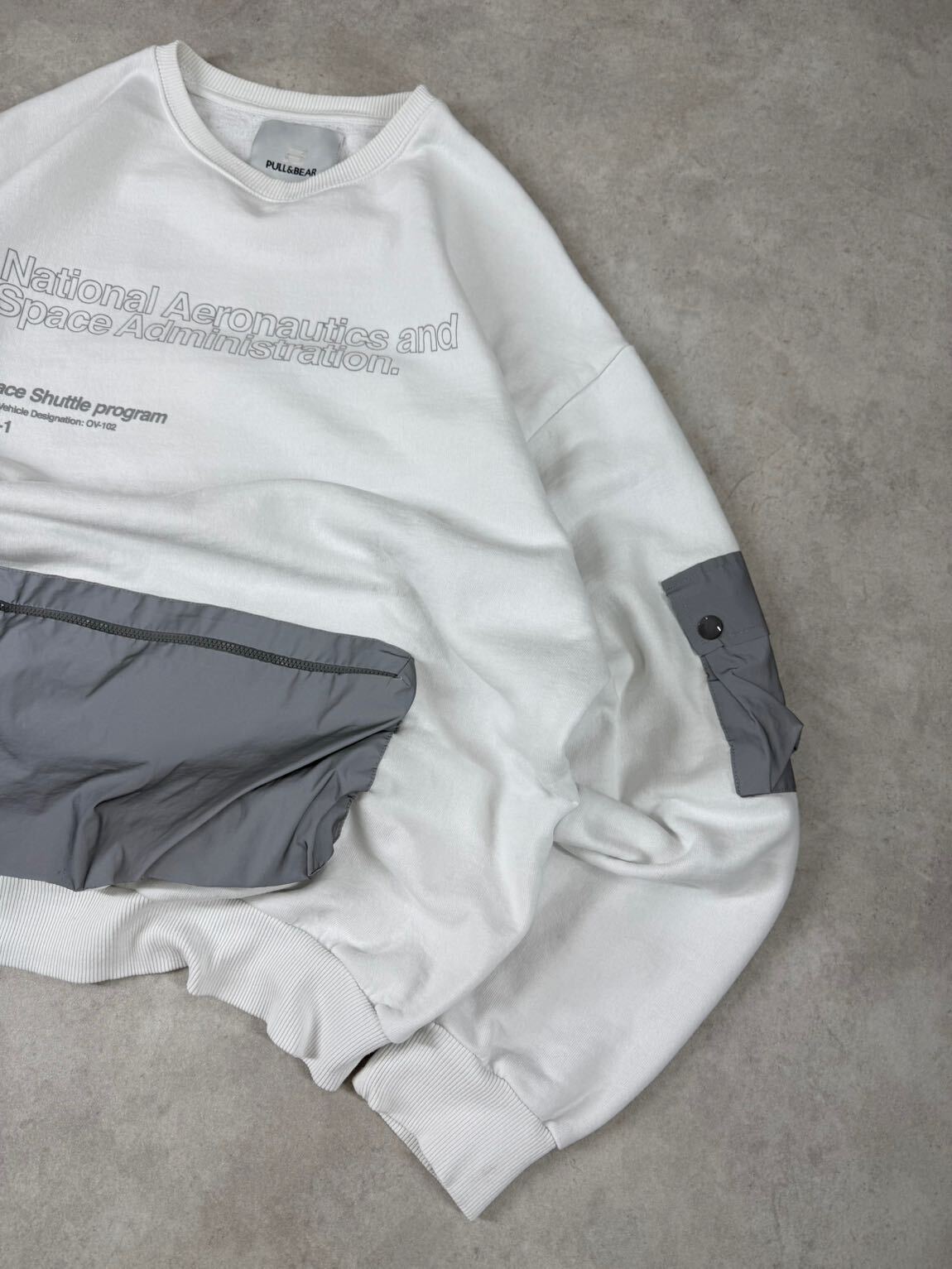 USA Pull&Bear Bomber y2k Sweatshirt — görsel 3/10