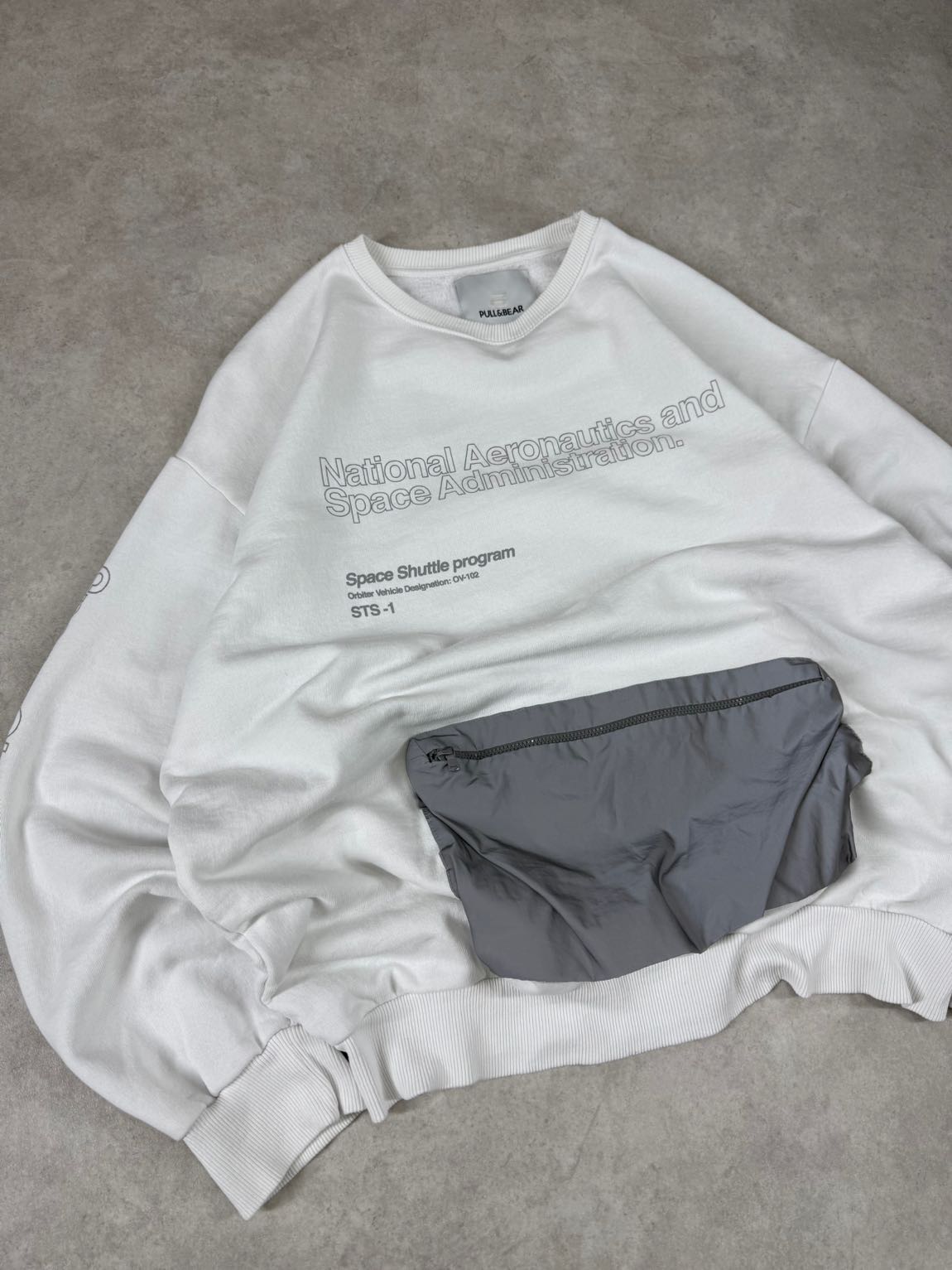 USA Pull&Bear Bomber y2k Sweatshirt — görsel 2/10