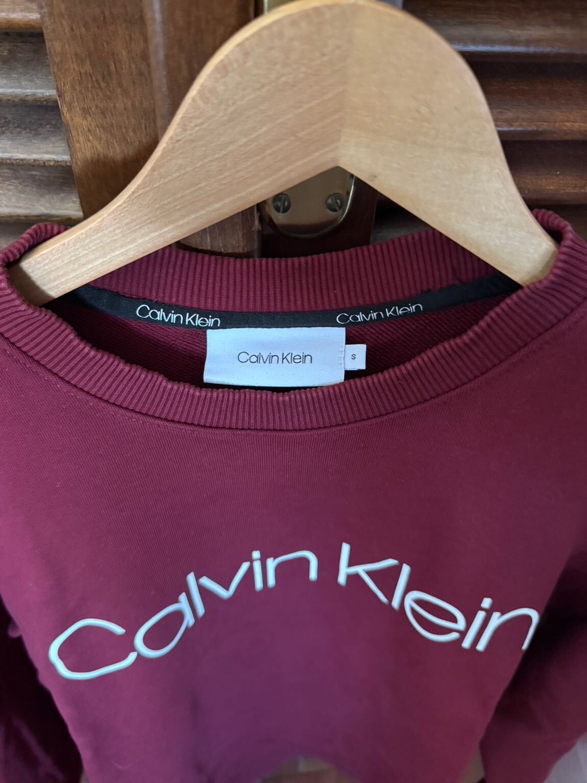 Bordo Calvin Klein Sweatshirt — görsel 3/3