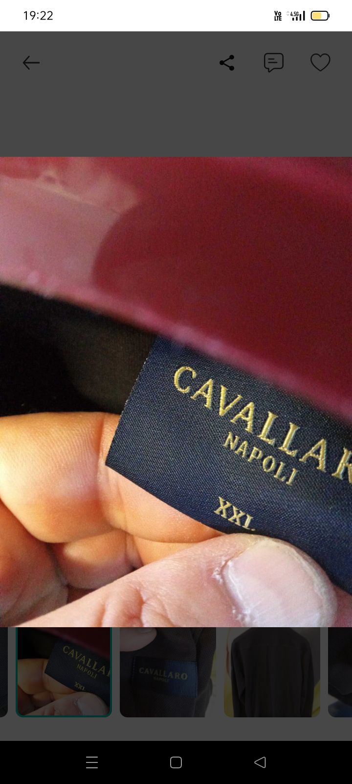 xl CAVALLARo NAPOLi oversize Polo sweat — görsel 12/12