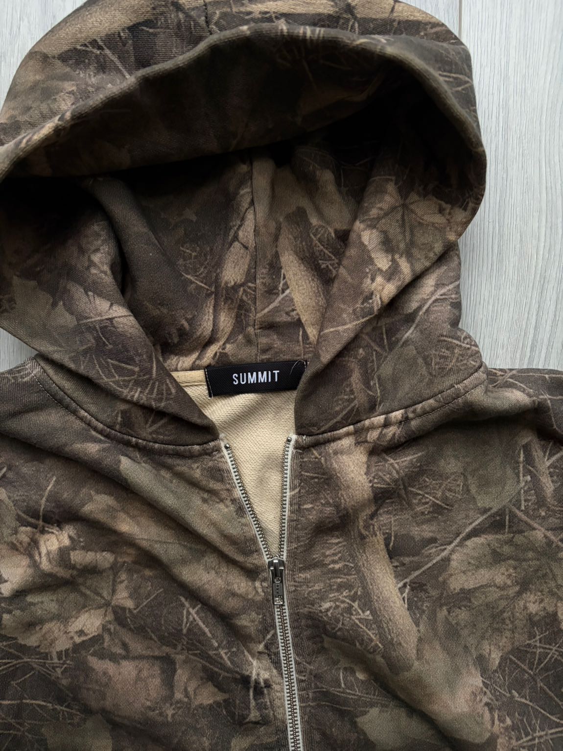 SUMMIT Camo Zip Hoodie — görsel 3/3